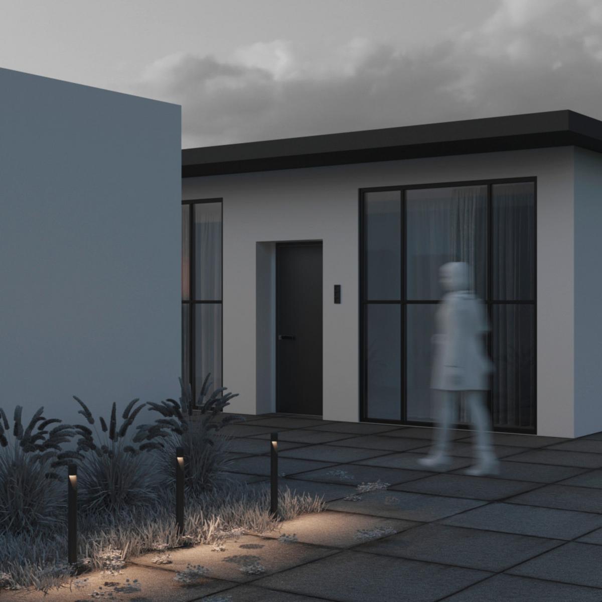 Zunanja Svetilka Hagen, S Sijalko - barve grafita, Moderno, kovina (5/60cm) - MAYTONI