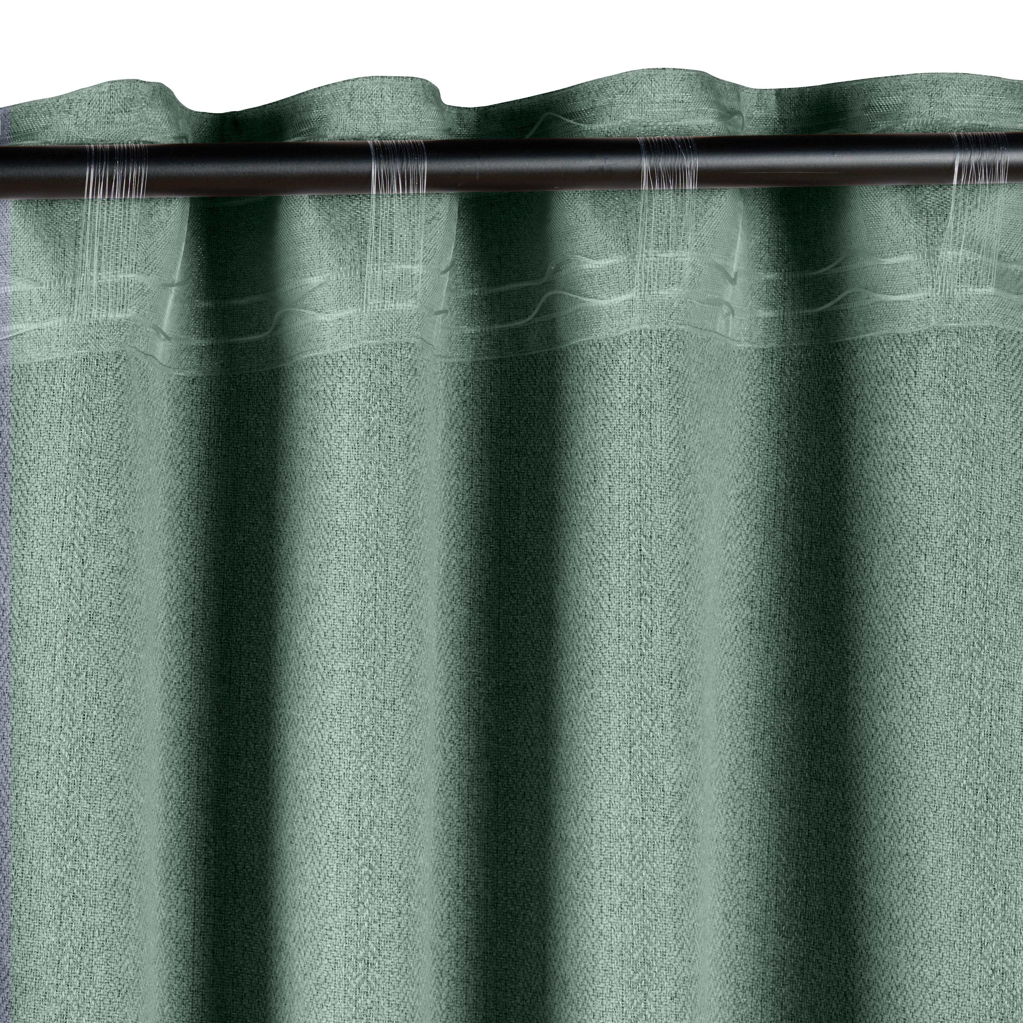MÖRKLÄGGNINGSGARDIN ALLAN - grön, Romantik / Lanthus, textil (135/255cm) - Premium Living