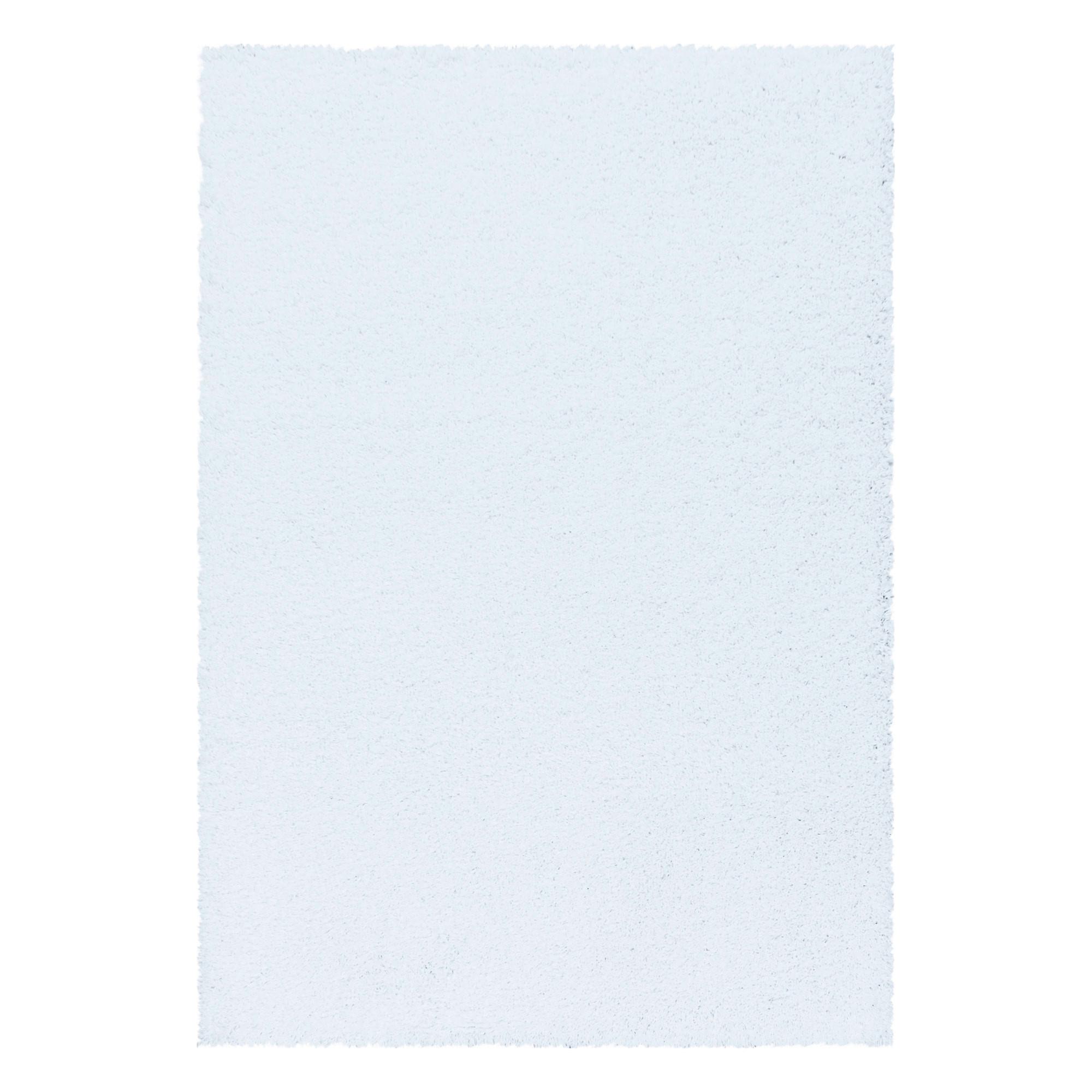 Hochflorteppich Sydney Weiß ca. 60x110cm - Weiß, Basics, Textil (60/110cm)
