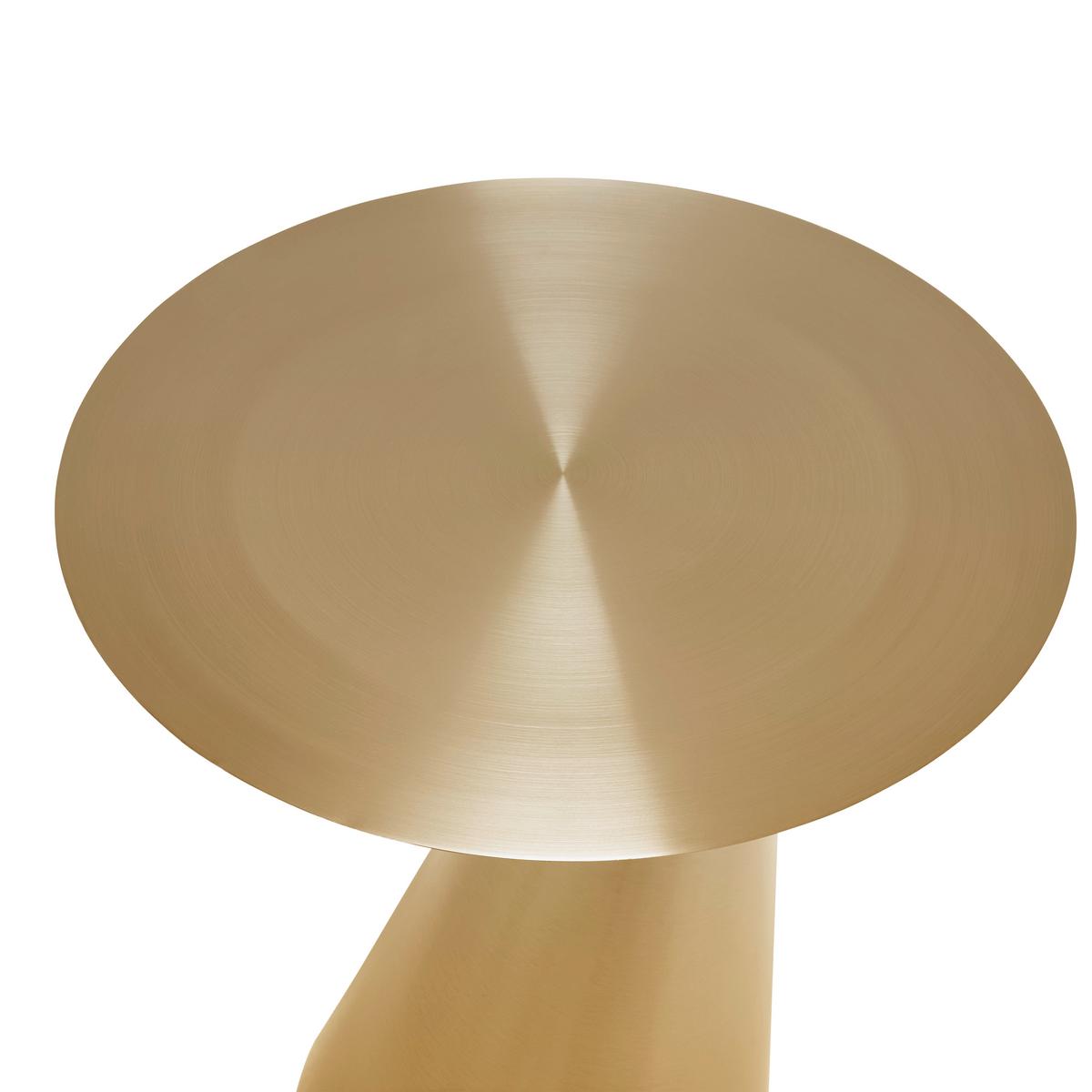 Masă auxiliară KACY -TREND- - auriu, Romantik / Landhaus, metal (40/45/40cm) - Premium Living