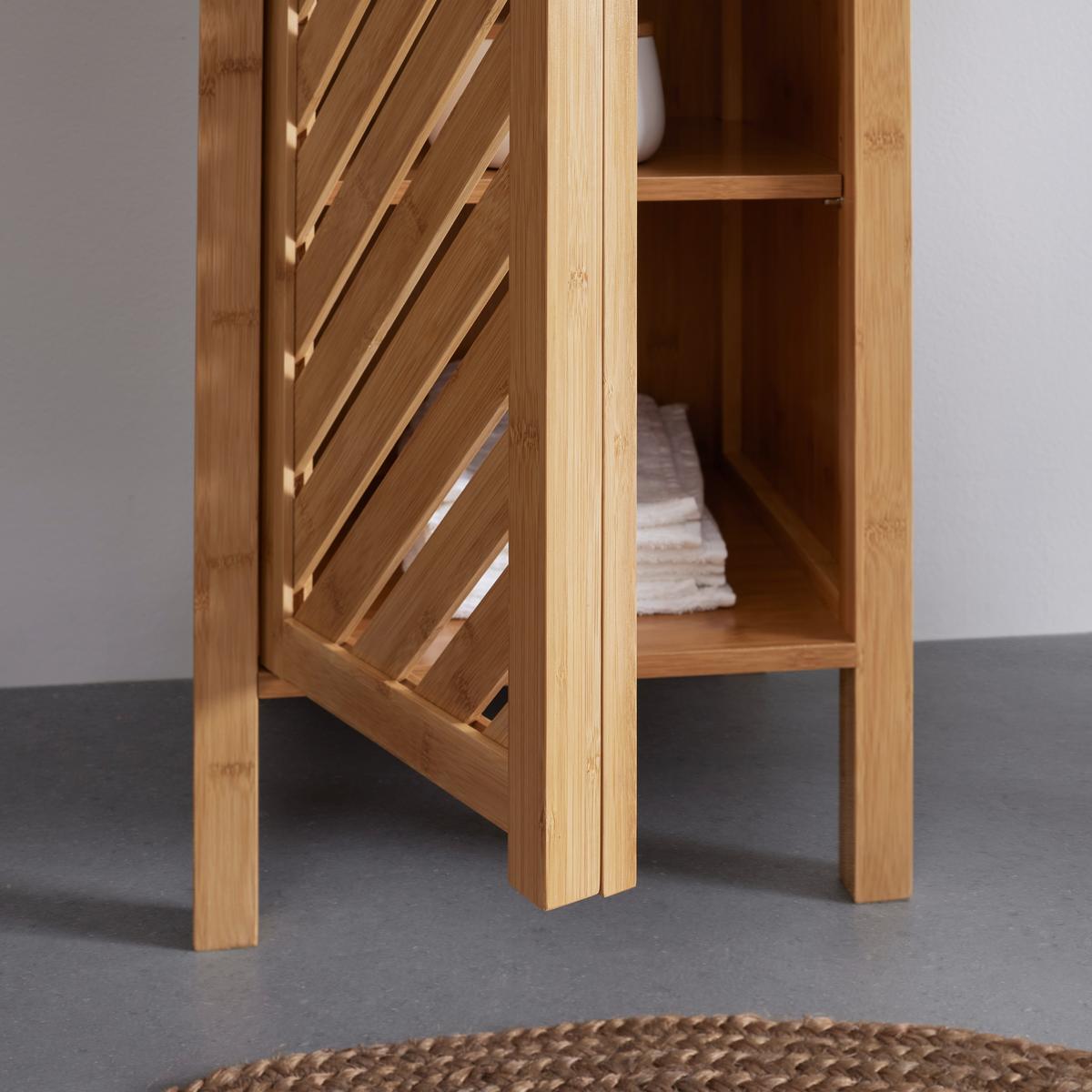 Regal Bonny Naturfarben Bambus - Naturfarben, MODERN, Naturmaterialien (35/85/36cm) - Bessagi Home