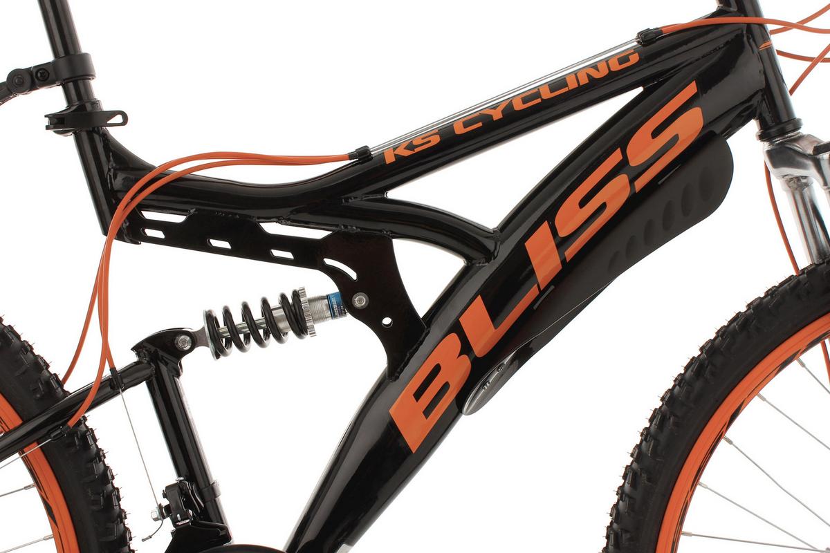 MTB FULLY 26 BLISS 532M Fully 26" Bliss RH 47cm - Schwarz/Orange, Basics, Metall - KS Cycling