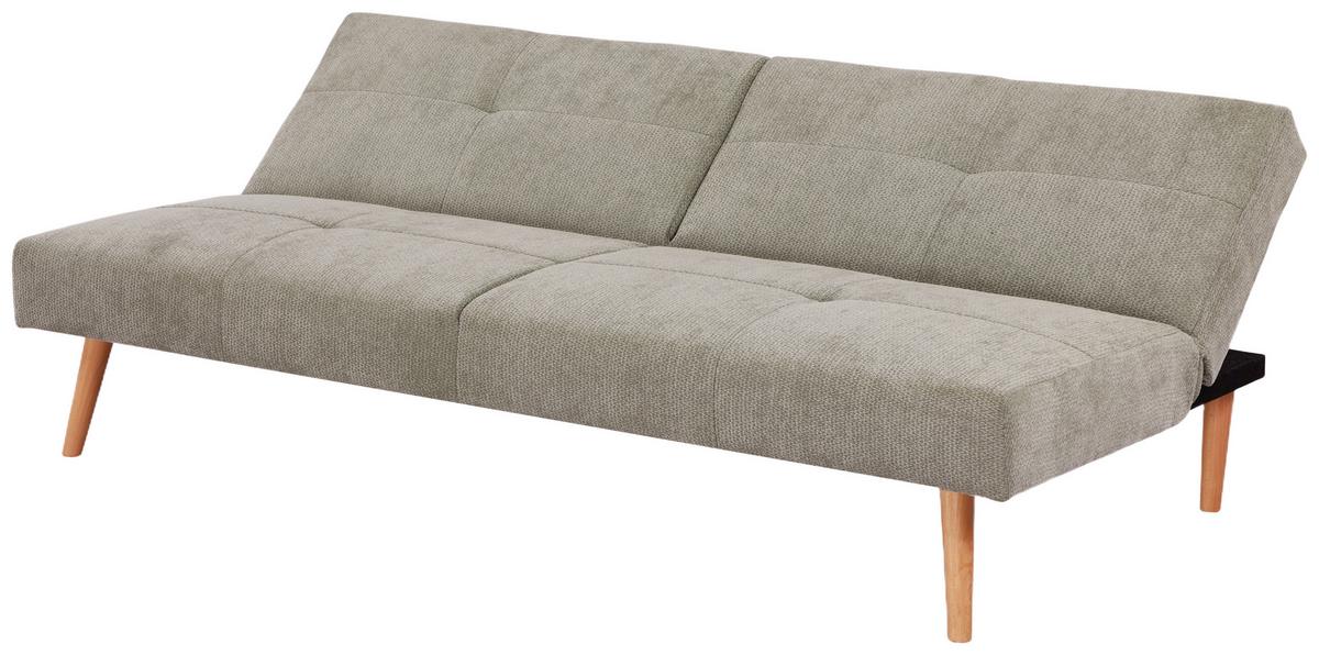 Sofa Jacky - prirodna boja/sivobraon, Moderno, drvo/tekstil (186/75/85cm) - Mömax