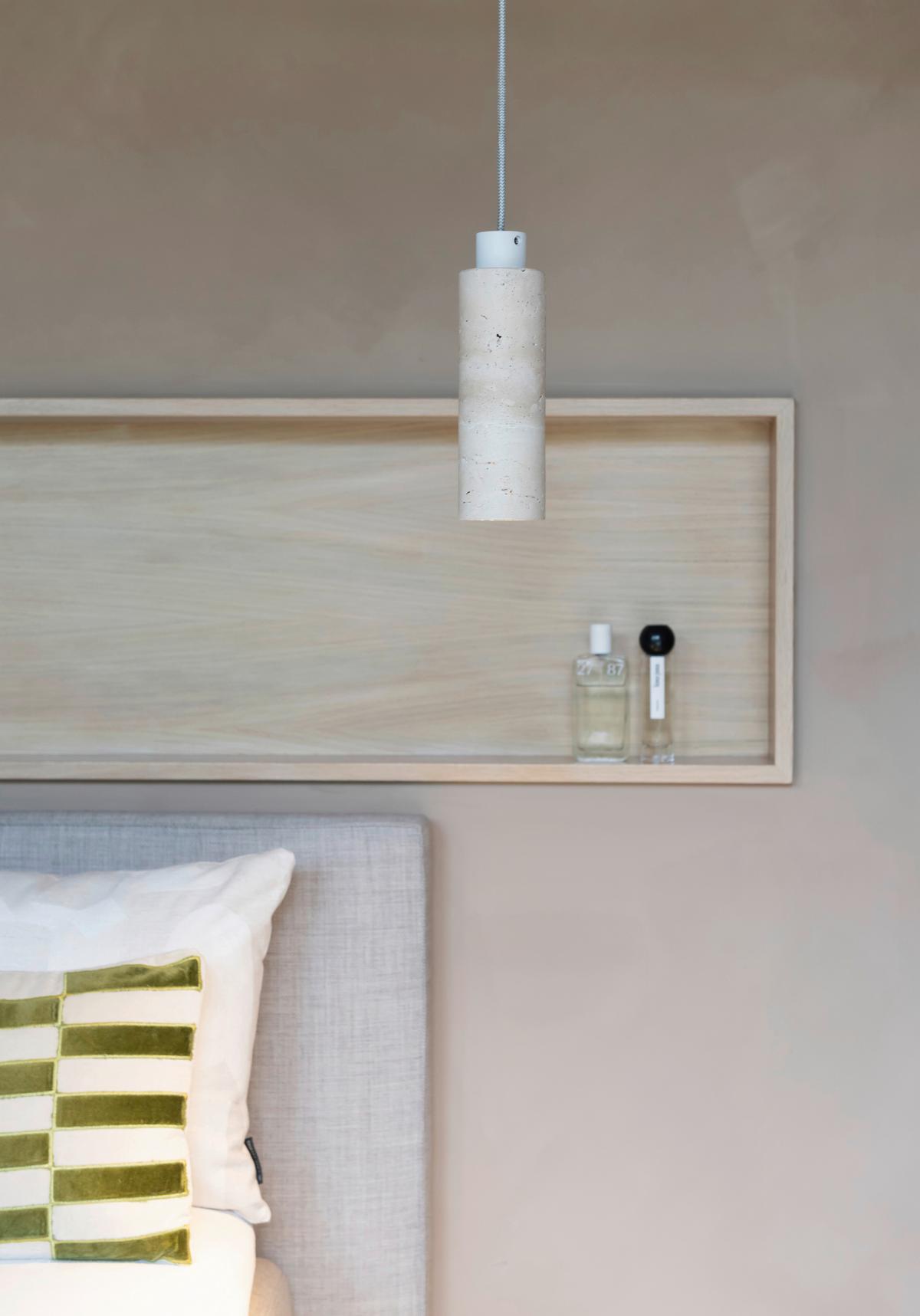 LAMPA WISZĄCA TIVOLI - biały, Design, kamień/metal (12/276cm) - It's about Romi