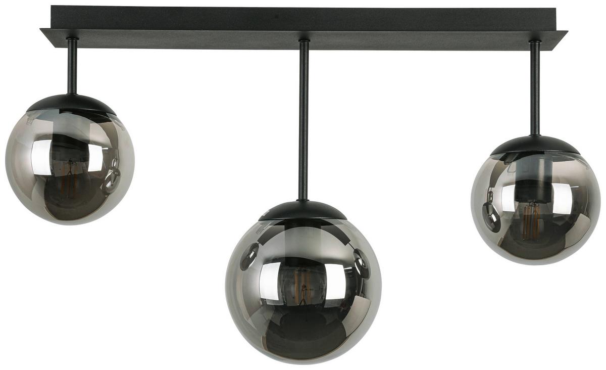 LAMPA SUFITOWA VICI - czarny/kolor chromowy, Trend, tworzywo sztuczne/metal (60/16/34,5cm) - Novel