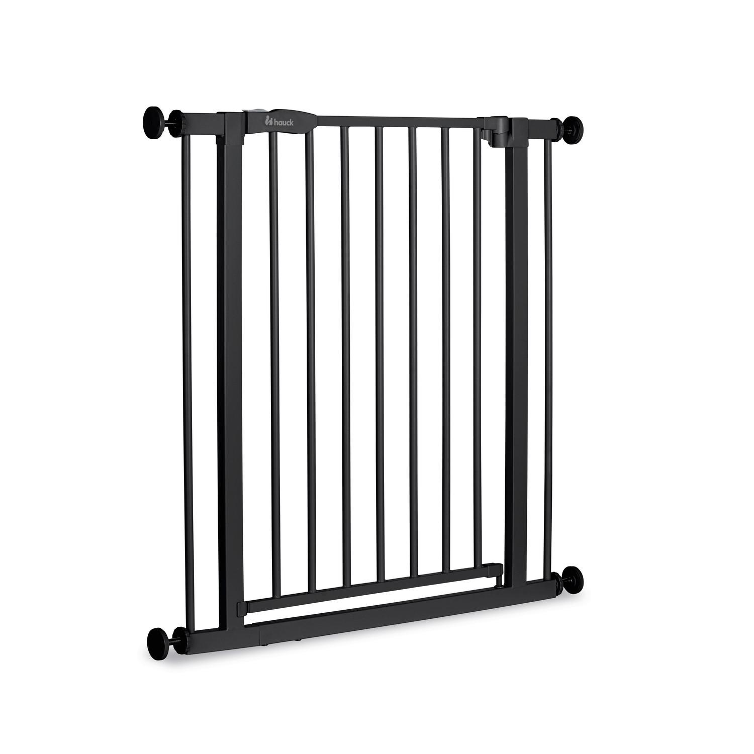 BRAMKA OCHRONNA DO DRZWI OPEN N STOP 2 - czarny, Basics, tworzywo sztuczne/metal (75/77cm) - Hauck