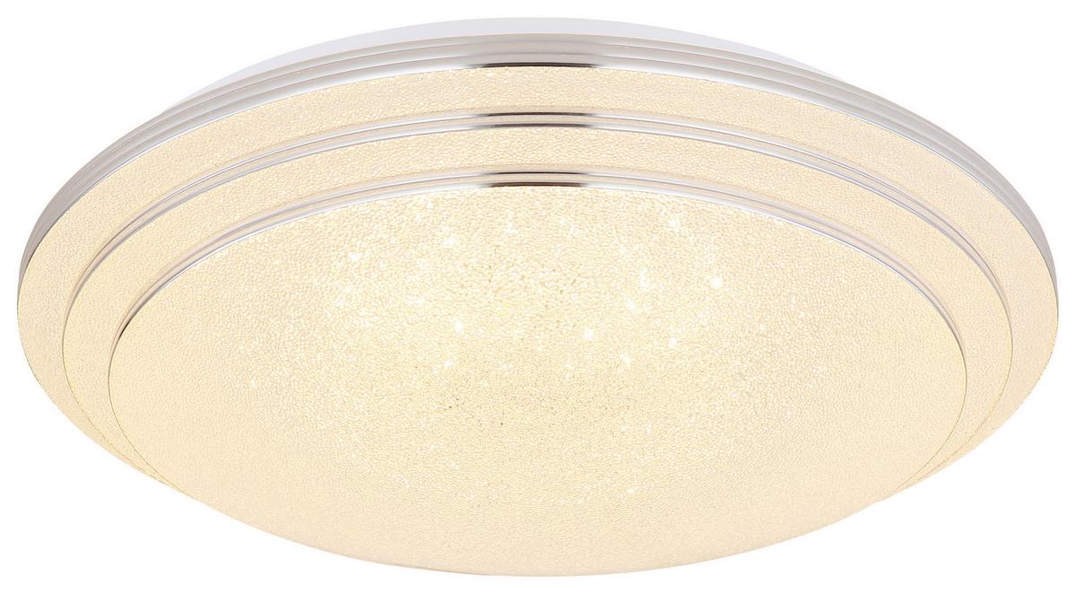 Led Stropna Svjetiljka Aley - bijela/opalna, Basics, metal/plastika (40/9,5cm) - Globo