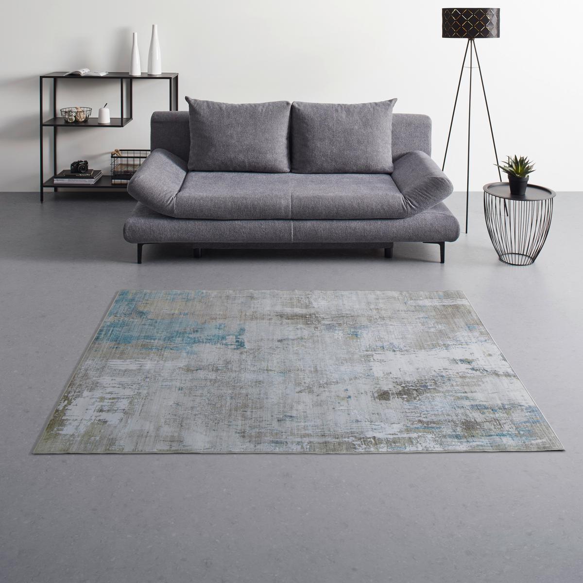 Flachwebeteppich Bruce 2 in diversen Farben - Taupe/Terracotta, MODERN, Kunststoff (130/190cm) - Mömax