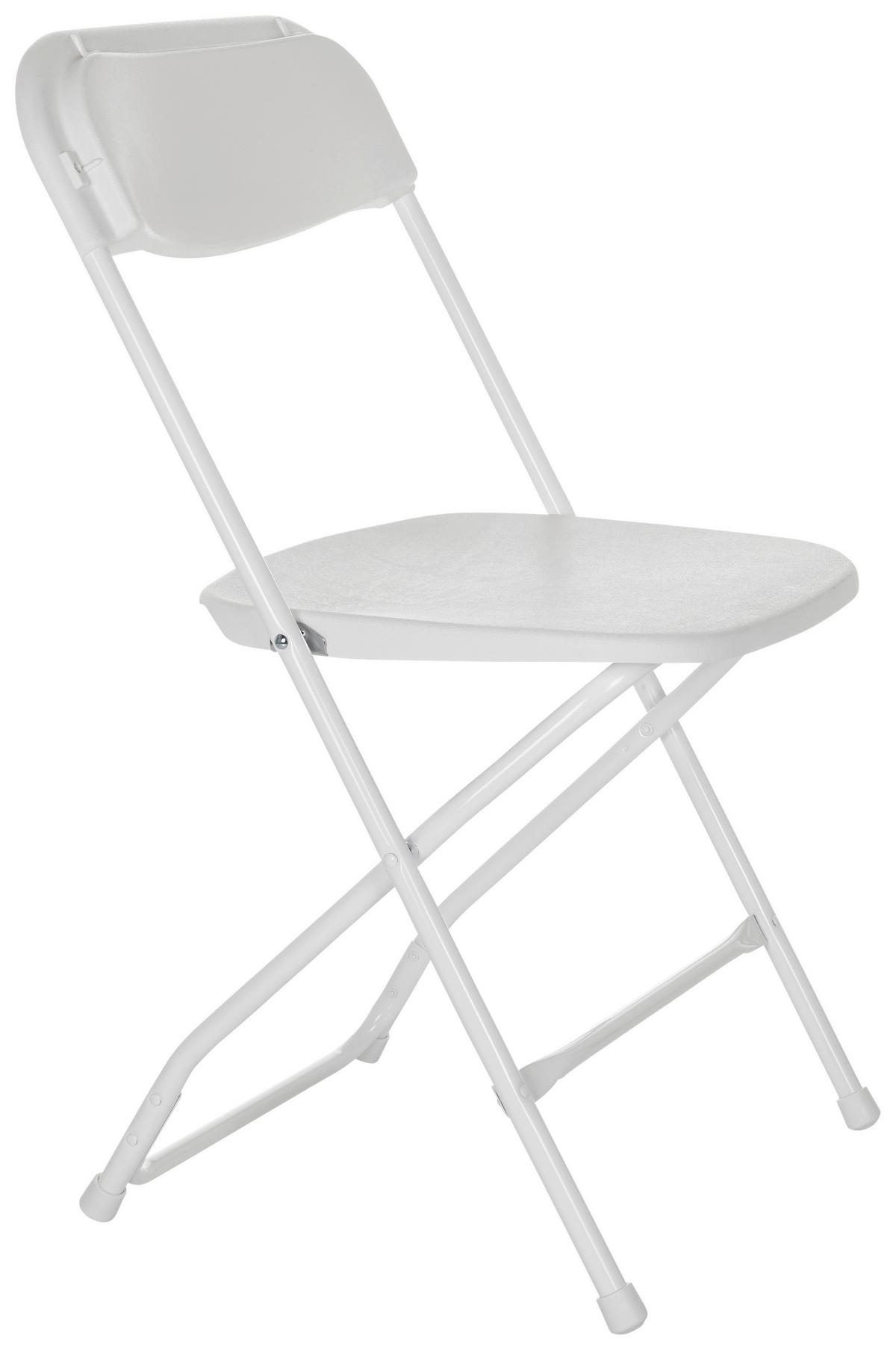 Zložljiv Stol Tudela Xxl W, Bela - bela, Basics, umetna masa (46/80/50cm) - MID.YOU