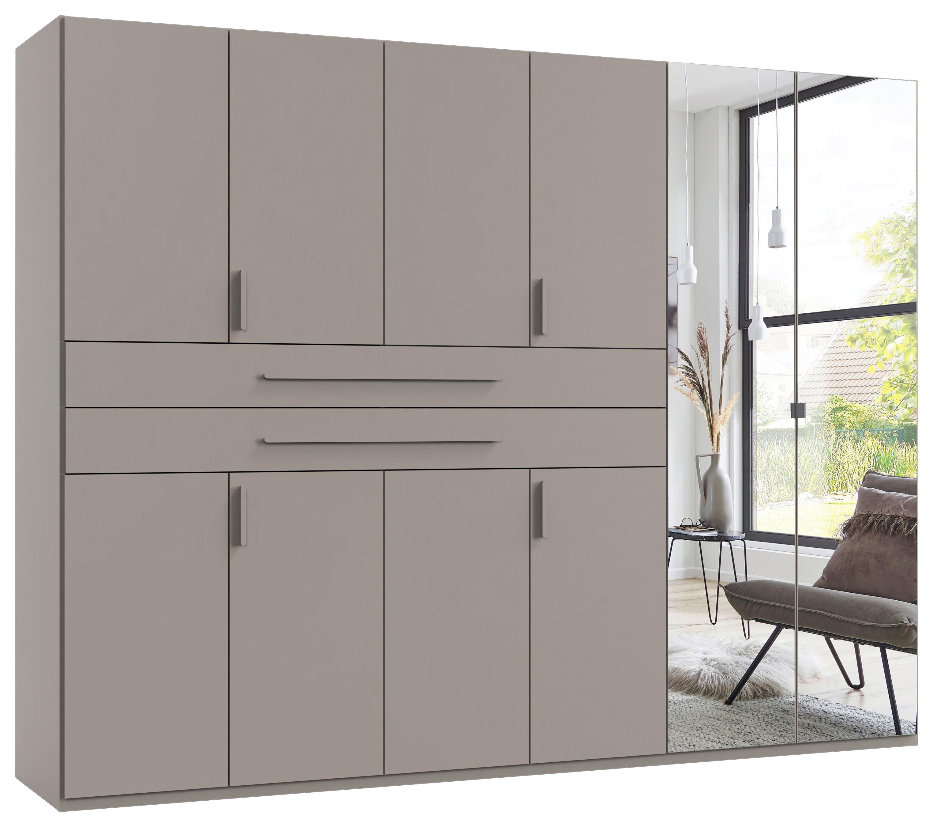 Ormar S Klasičnim Vratima Lumio - sivo-bež, Konvencionalno (270/208/65cm) - Modern Living