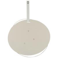 Tablă magnetică Lean - bej, metal/textil (50/46/0,5cm) - Mömax
