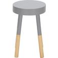 Hocker Frenzy - Grau/Kieferfarben, Holz (30/48/30cm) - Bessagi Home Hocker Frenzy - Grau/Kieferfarben, Holz (30/48/30cm) - Bessagi Home