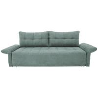 Canapea Bigsofa PASCAL - verde mentă, Basics, plastic/lemn (221/91/107cm) - Modern Living