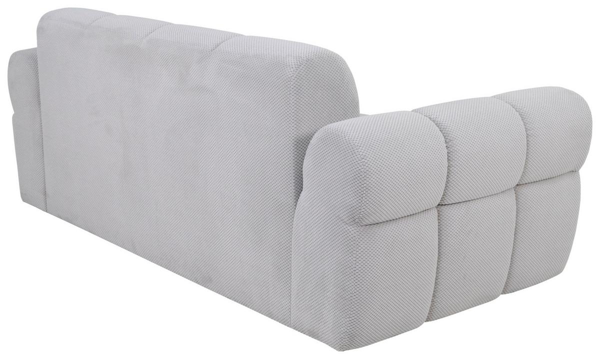 3-sed Carmen - krem barve, Moderno, tekstil (206/81/100cm)