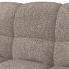 SOFFA MARIE - brun/svart, Modern, trä/textil (232/77/90cm) - Bessagi Home