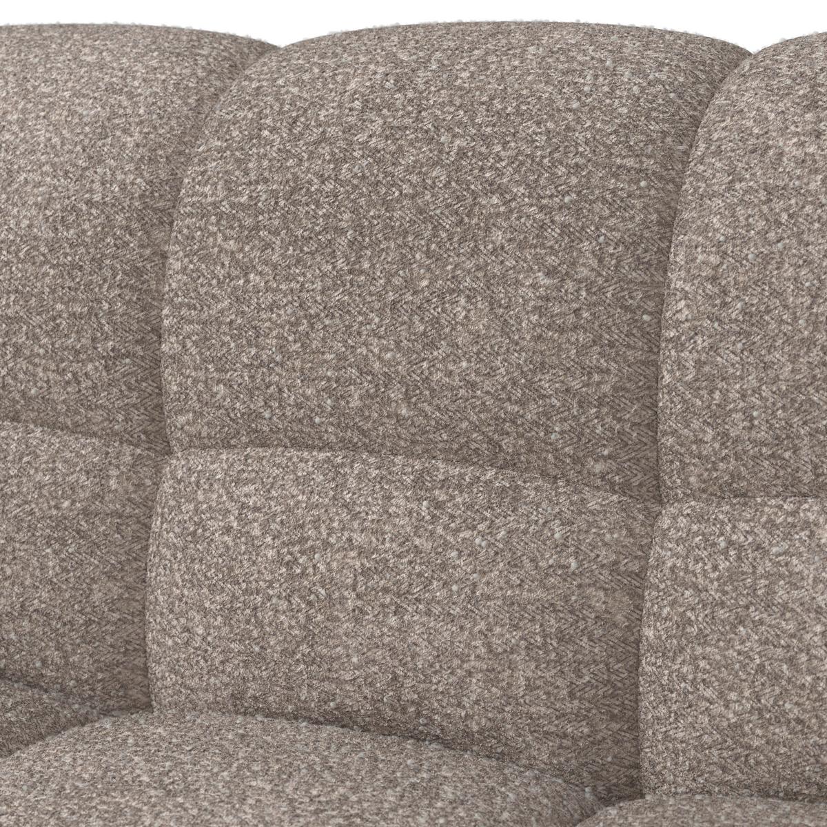 CANAPEA MARIE - maro/culoare natur, Modern, lemn/textil (230/88/77cm) - Bessagi Home