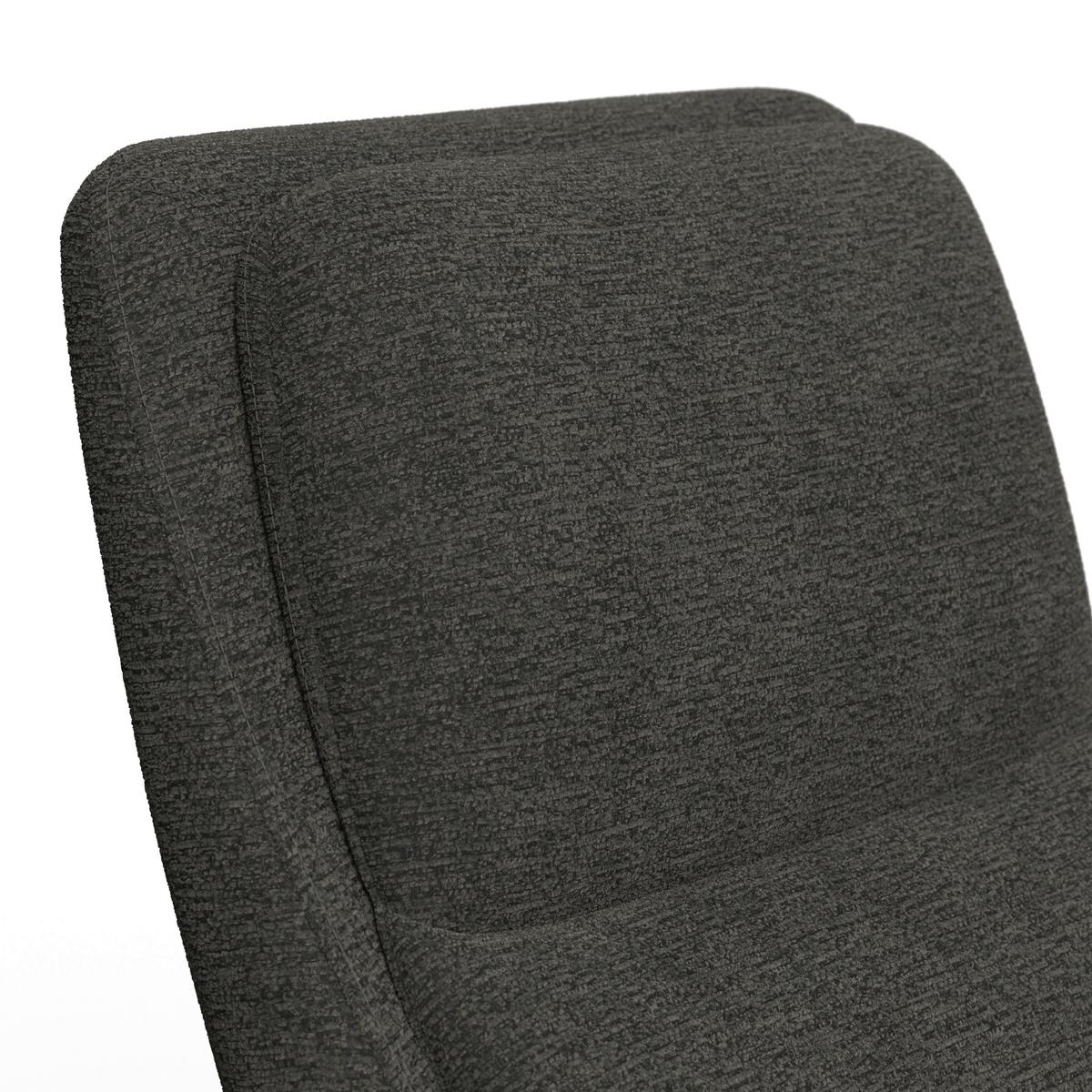 Elektrischer Relaxsessel Alice mit Liege- und Relaxfunktion - Dunkelgrau/Schwarz, MODERN, Holz/Textil (76/110/90cm) - Bessagi Home