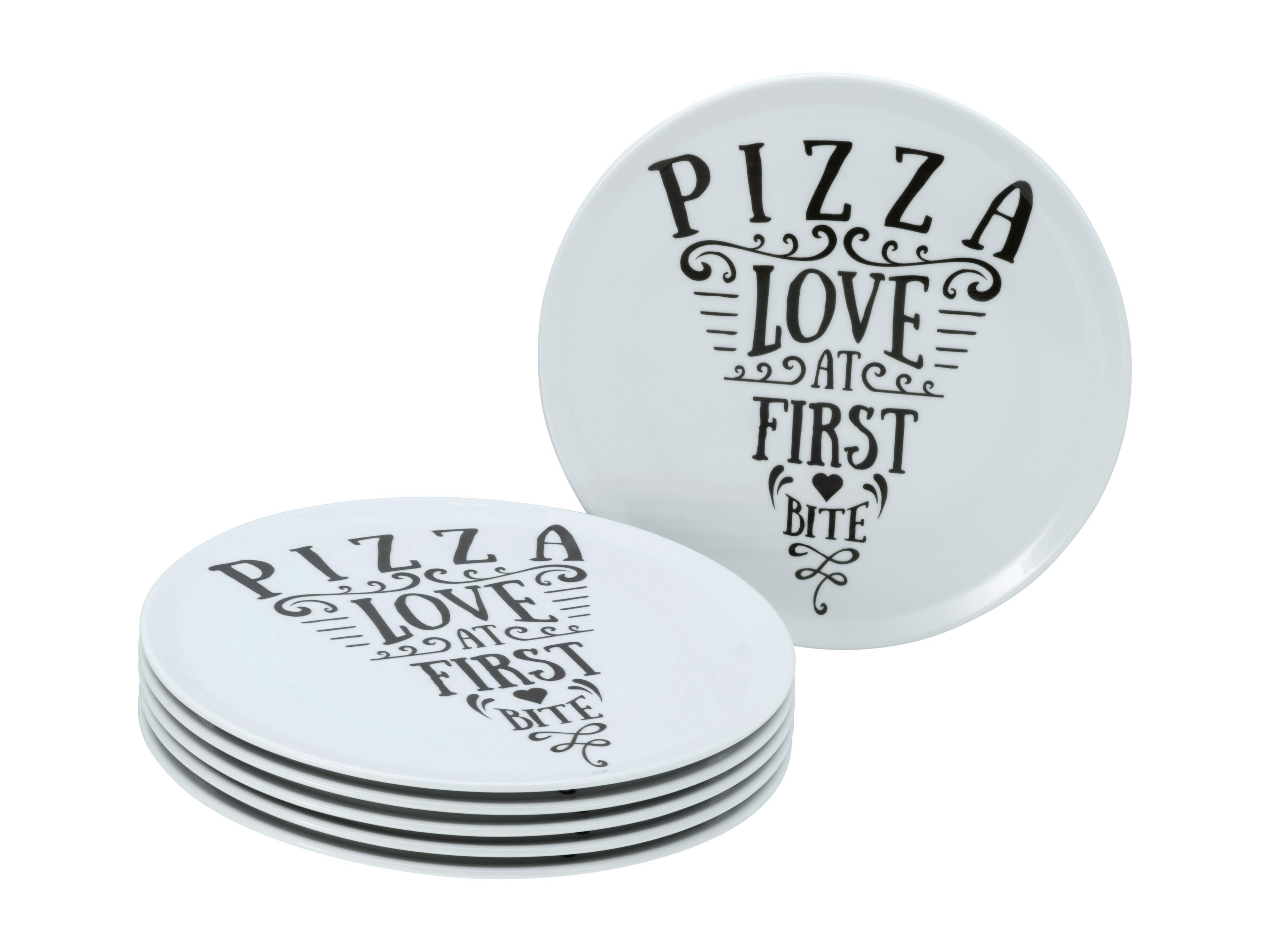 Set Krožnikov Za Pico All You Need Is Pizza, 6-Delni - bela, Trend, keramika (33cm) - Creatable