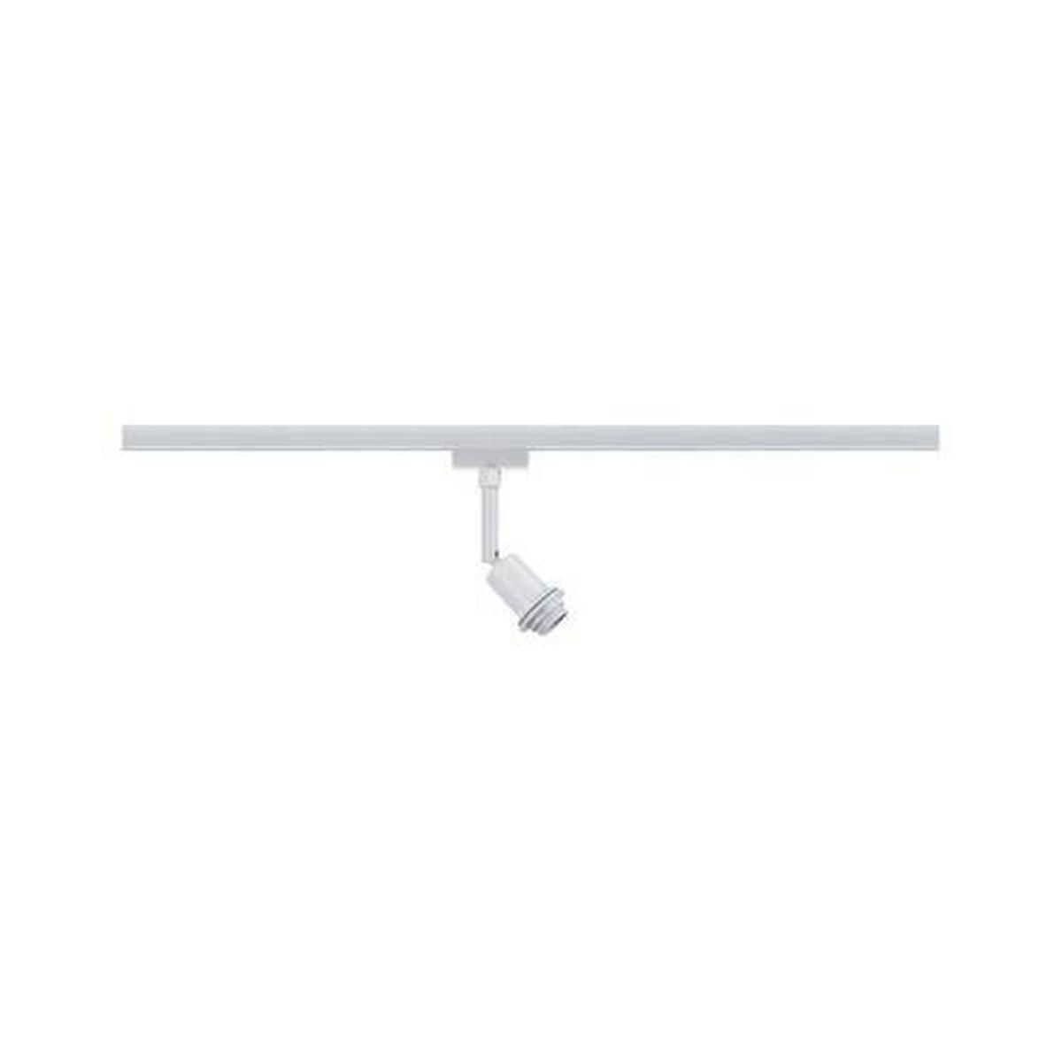 Schienensystem-Strahler Basic Spot in Weiß max. 20 Watt - Weiß, Basics, Kunststoff/Metall (4,4/16,3cm) - Paulmann