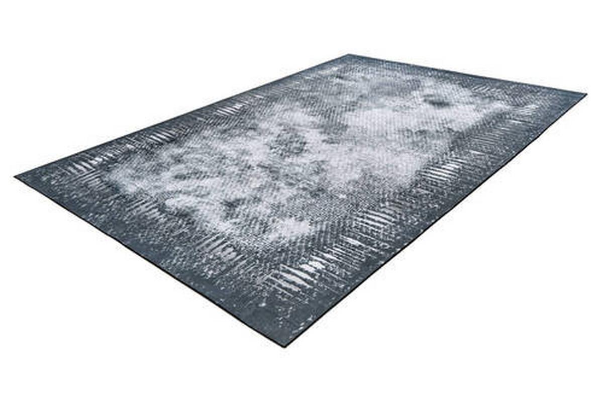 Flachwebeteppich My Tampa 132 - Grau, Design, Textil (80/150cm)