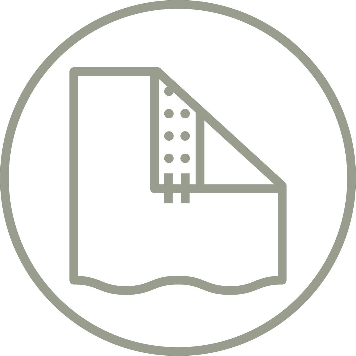 FIRANA GOTOWA SABLIO - kolor naturalny, Konventionell, tkanina (300/245cm)