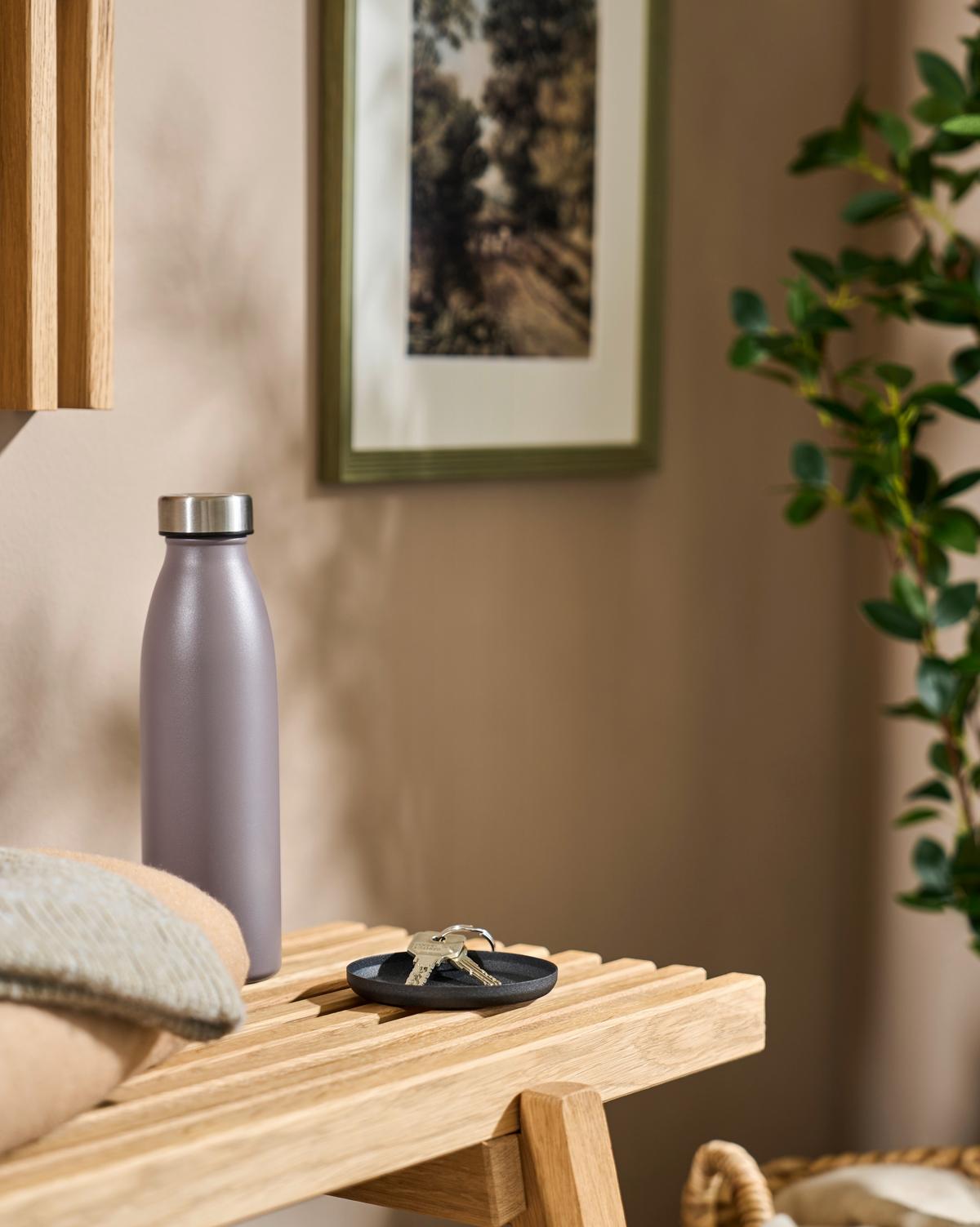 SIEDZISKO DO PRZEDPOKOJU STUDIOLINE - kolor dębowy, Natur, drewno (100/45/40cm) - Linea Natura