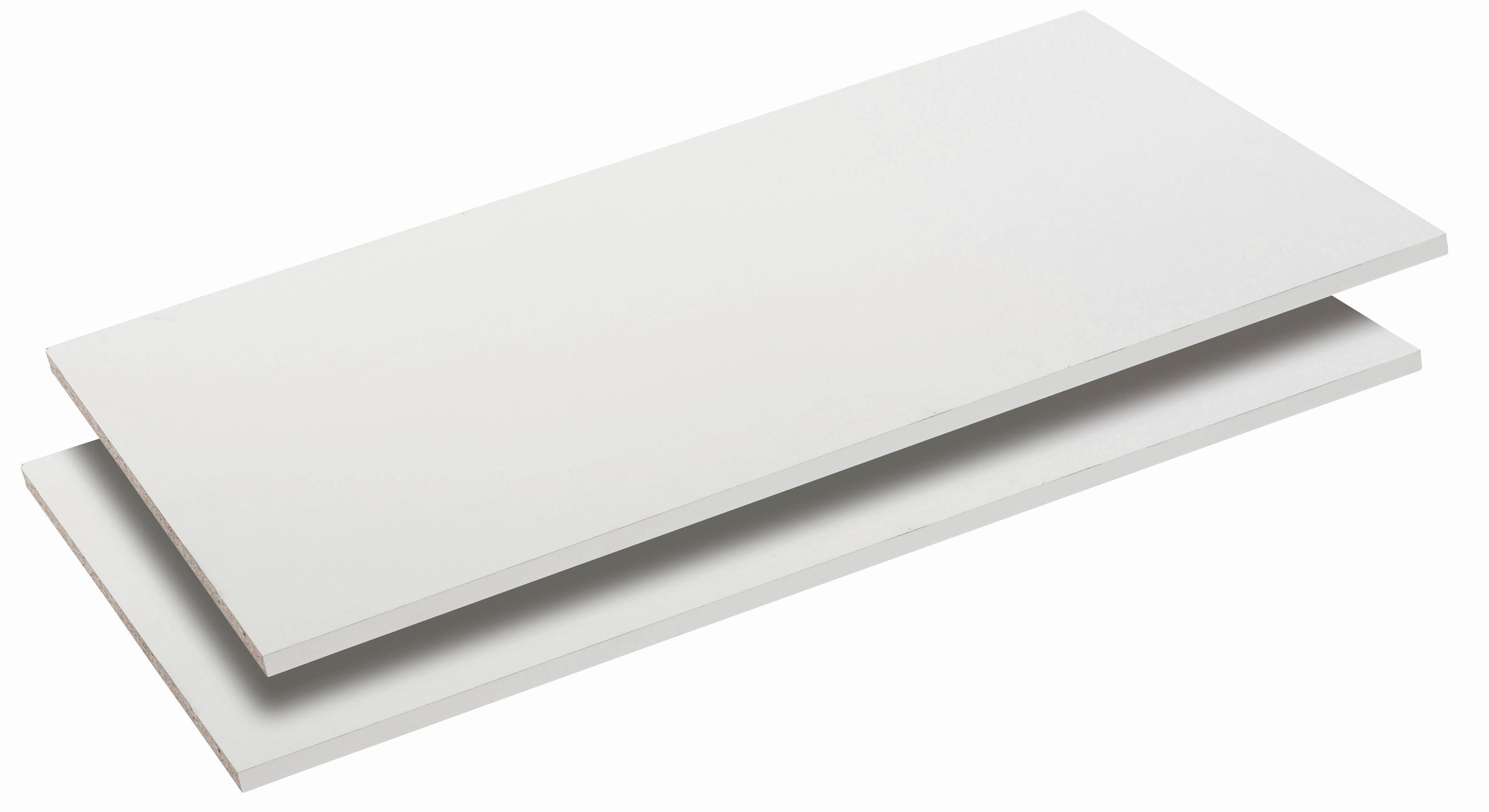 Einlegebodenset in Weiß 'Zu STS Penta 4' - Weiss, Modern, Holz (105/2,2/46,5cm)