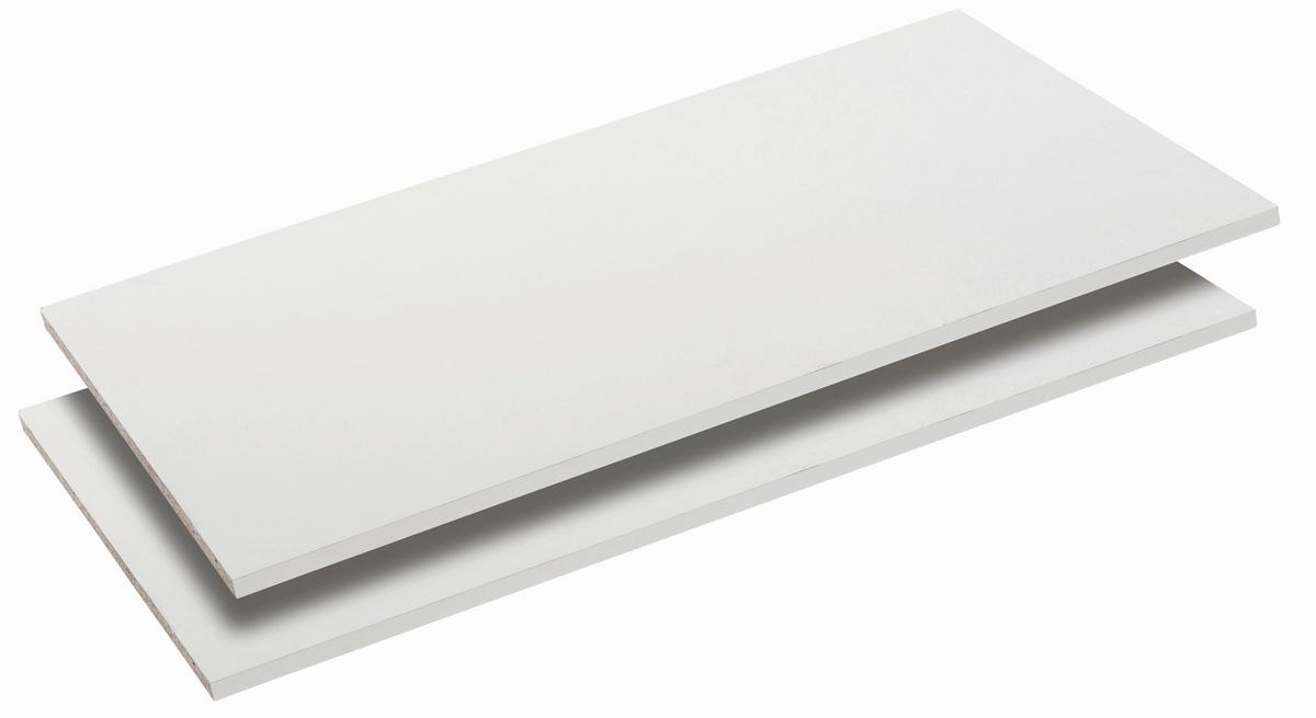 Set Polica Julia/moon/malta - bijela, Moderno, drvo (83/2,2/46,5cm) - Modern Living