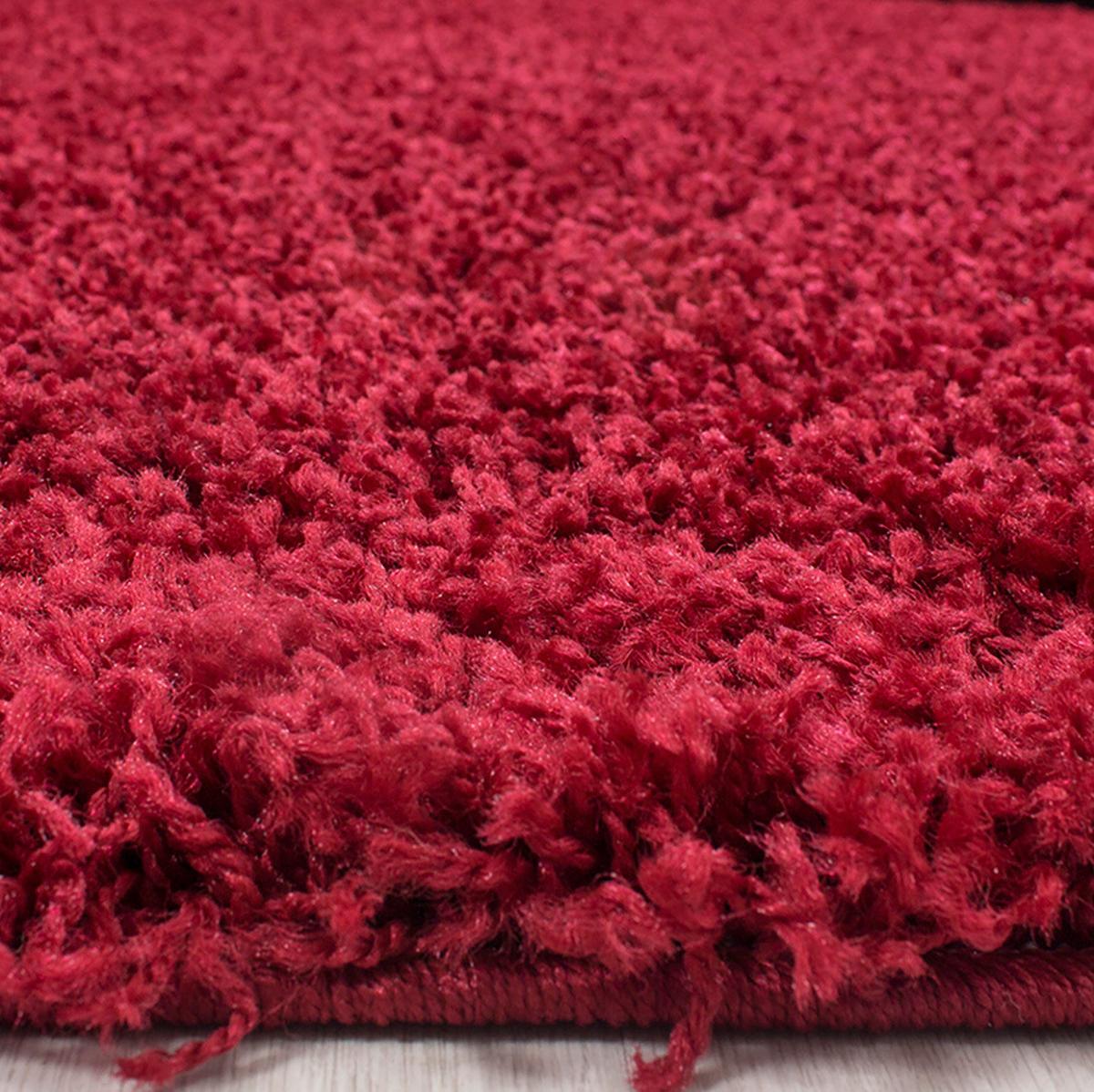 Hochflorteppich Dream Rot ca. 60x110cm - Rot, KONVENTIONELL, Textil (60/110cm) - Novel