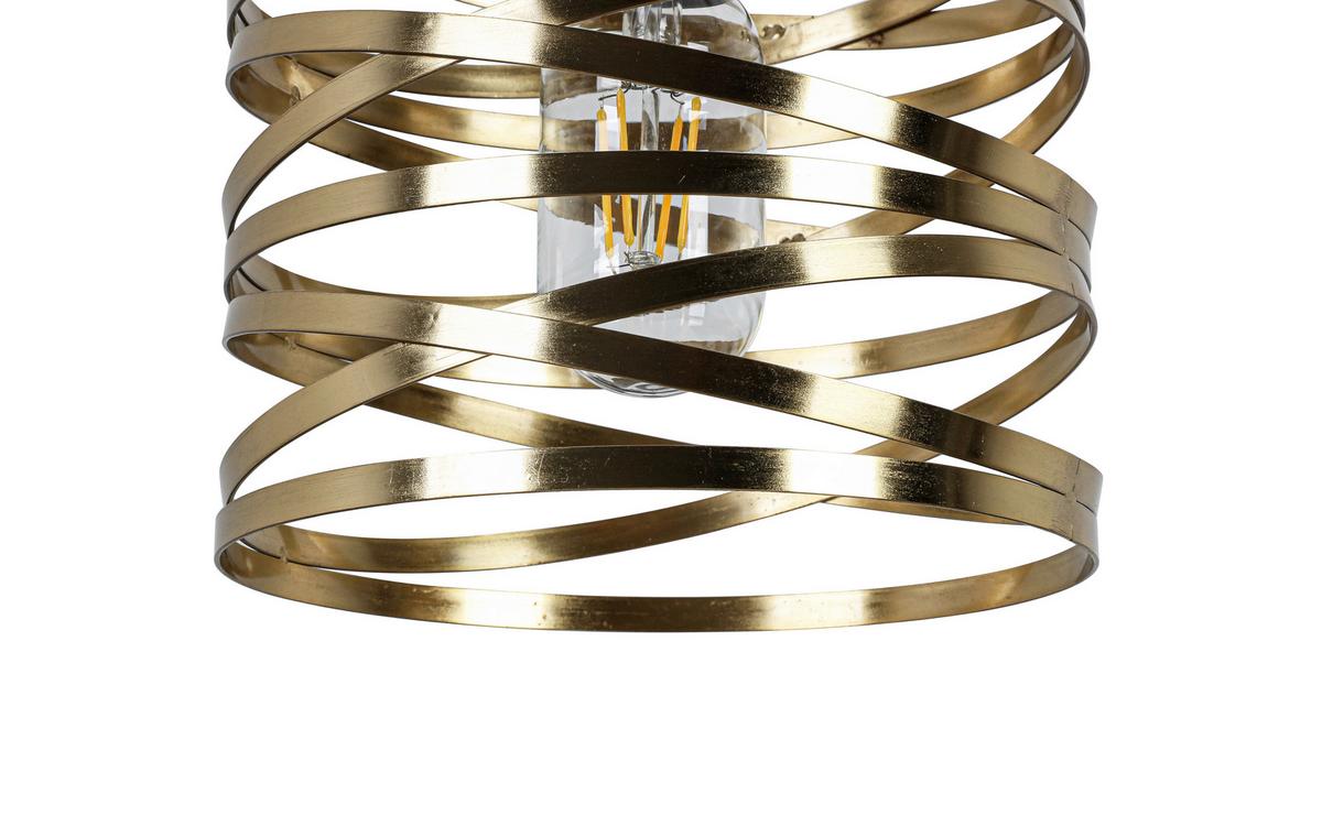 Svjetiljka Viseća Silvain - boje mjeda/crna, Moderno, metal/plastika (17/120cm) - Mömax