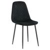 STUHL-SET POLAR - Schwarz, Design, Textil/Metall (44/86/52cm) - Livetastic