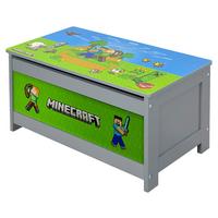 Truhe Minecraft ca. 60x30x32 cm Grau - Multicolor, MODERN, Holzwerkstoff (60/30/32cm) - Minecraft