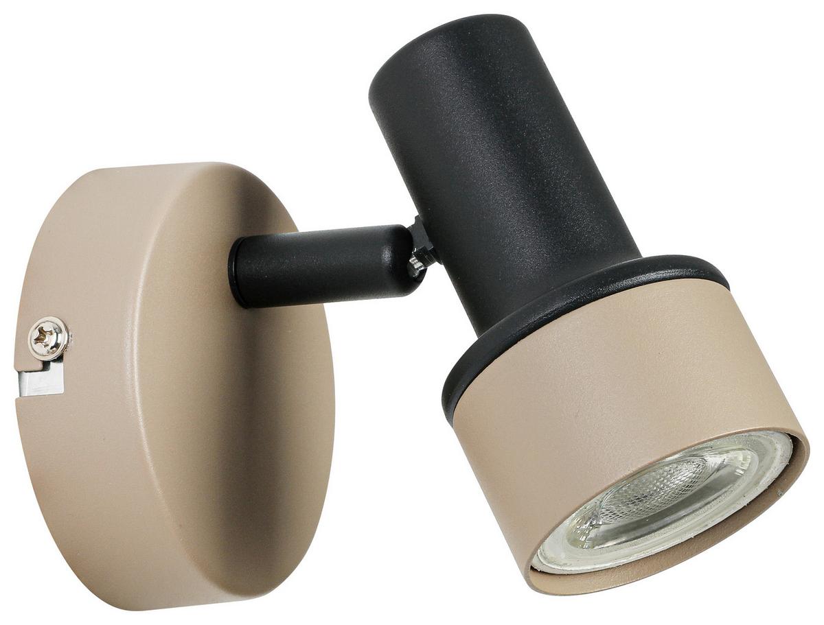 Reflektor Simba - črna/peščene barve, Romantika, kovina/umetna masa (10,8/8/9,7cm) - Mömax