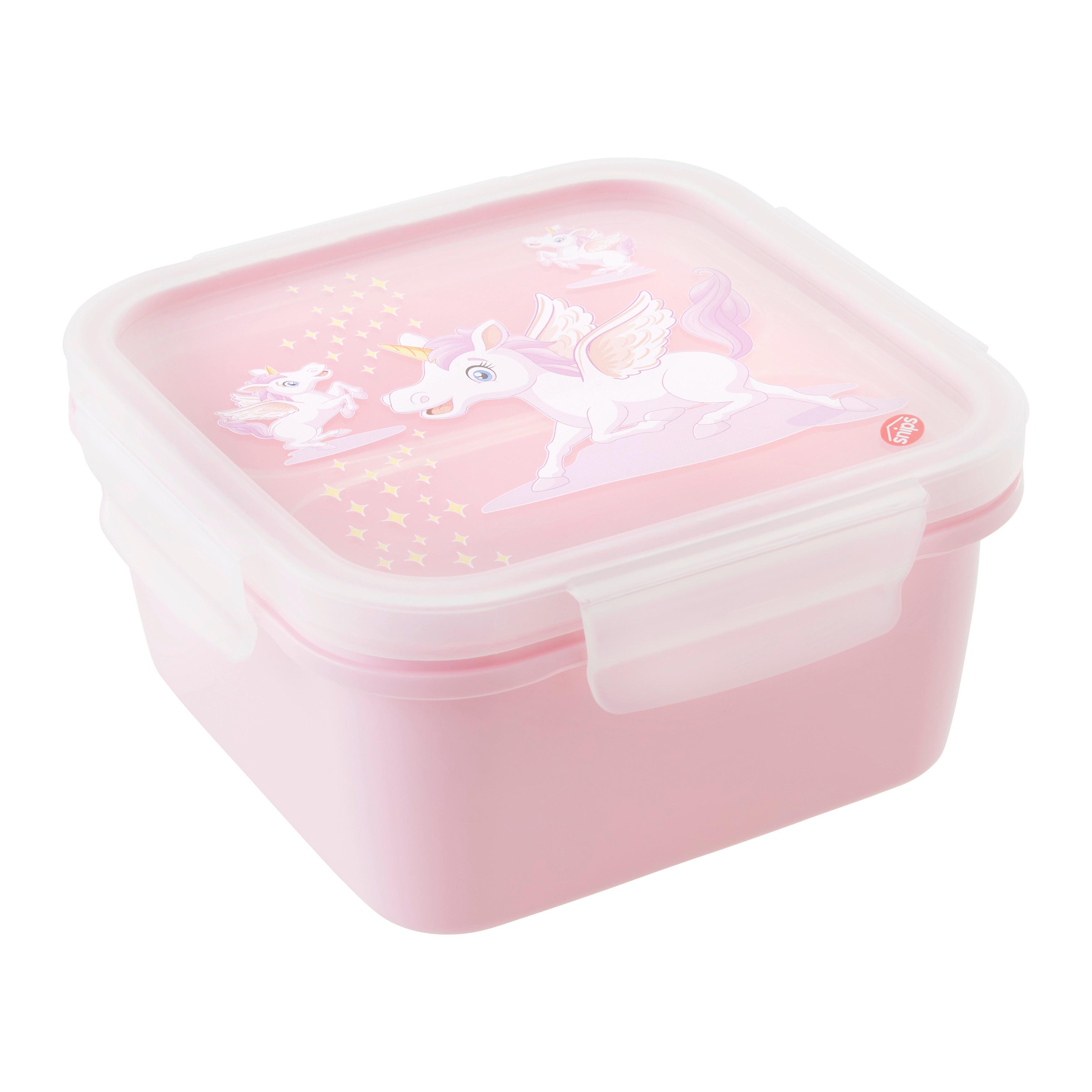 LUNCHBOX KIDS - pink, Klassisk, plast (15/15/7,5cm) - Mömax