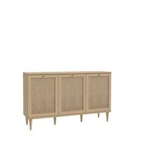 Comodă CALASETTA - culoare lemn stejar, Natur, lemn/metal (149,8/89,8/41,4cm) - Premium Living