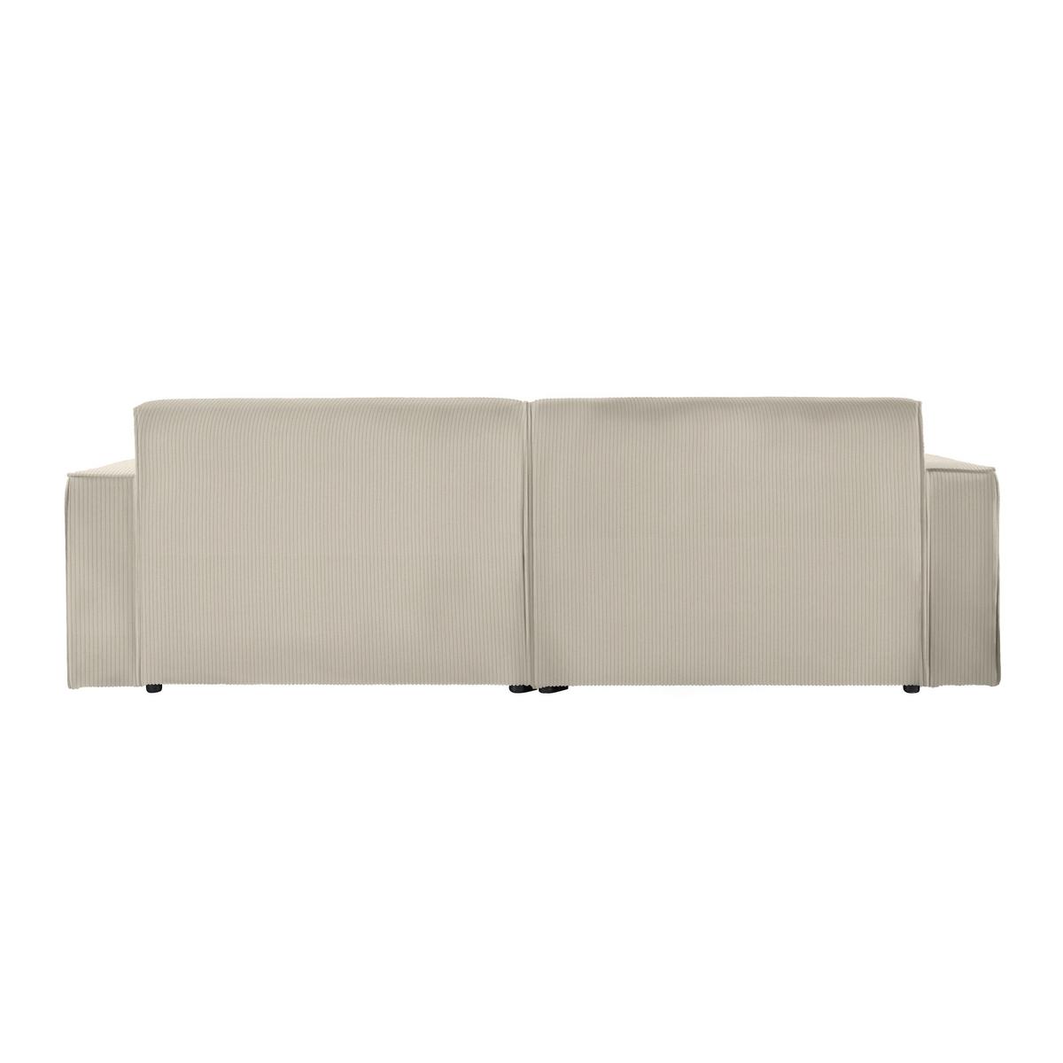Wohnlandschaft Loft Beige - Beige/Schwarz, MODERN, Textil/Metall (172/75/265cm) - Mömax