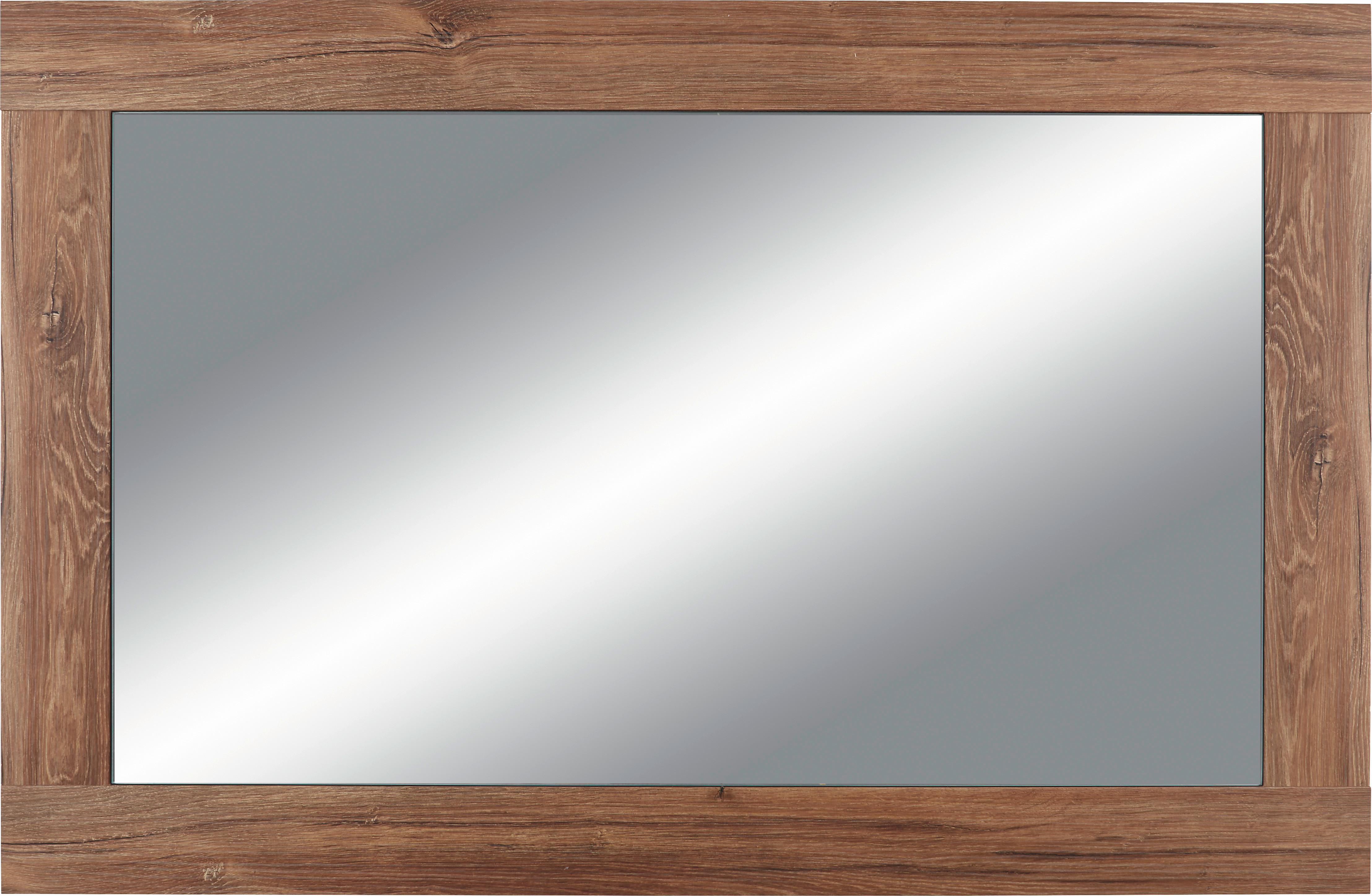 Fali Tükör Sötét Akác Szín Brüssel - Lifestyle, faalapú anyag (100/65/2cm) - Zandiara