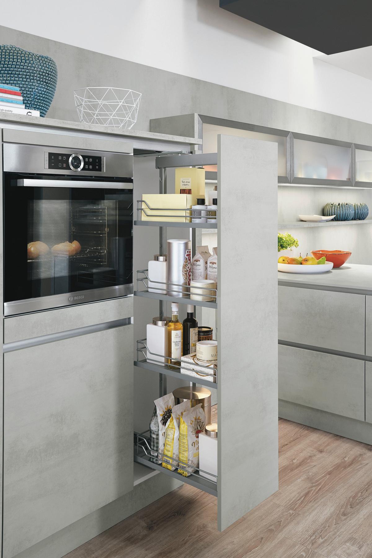 Zabudowa kuchenna RIGA - Modern, materiał drewnopochodny