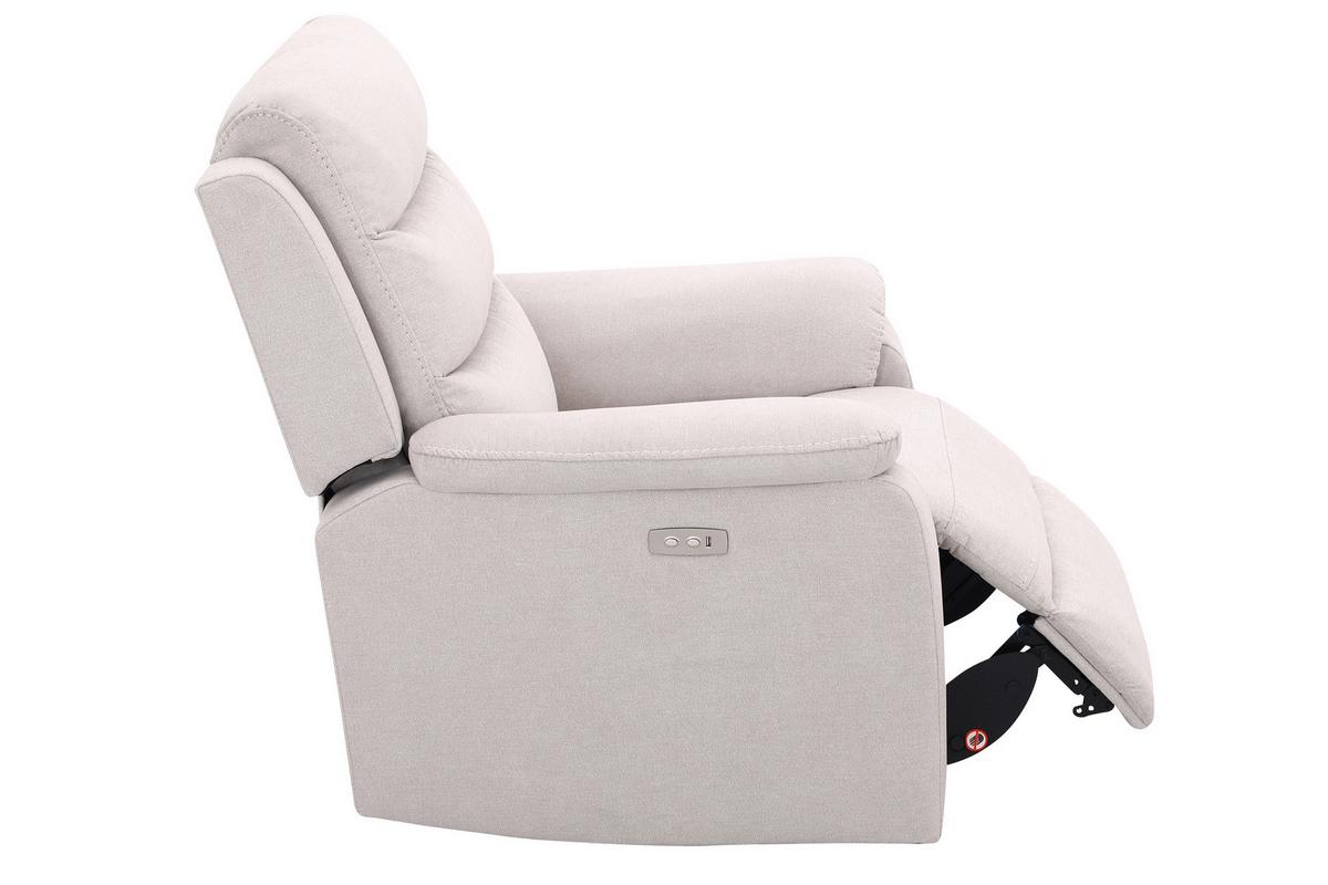 Relaks Fotelja Manchester - bež/crna, Konvencionalno, tekstil/plastika (82/103/96cm) - Ondega