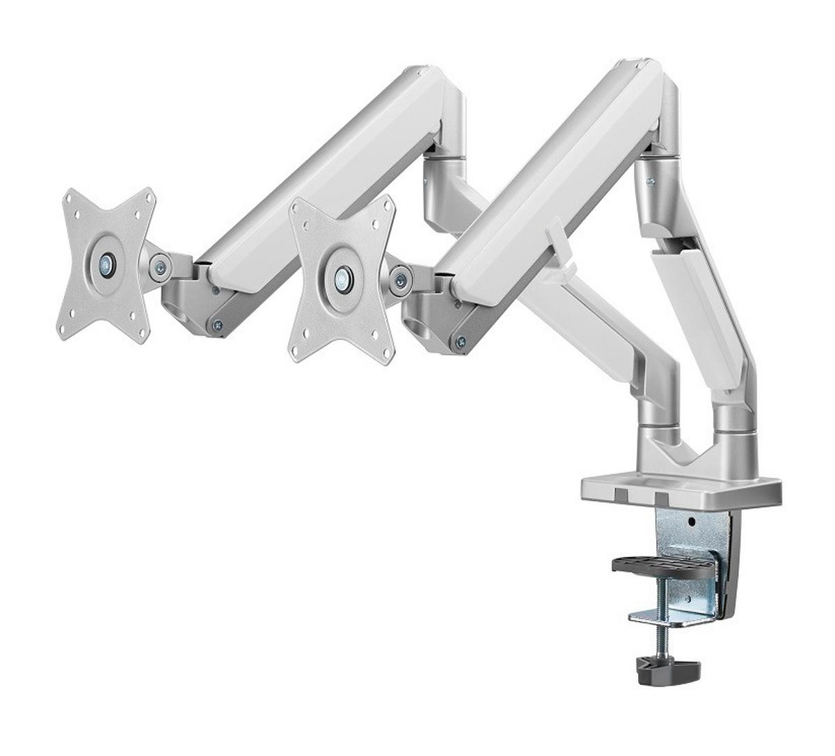UCHWYT DO MONITORA CLEA 2 - biały/szary, Design, tworzywo sztuczne/metal (110/69,7/11,6cm) - Boxxx