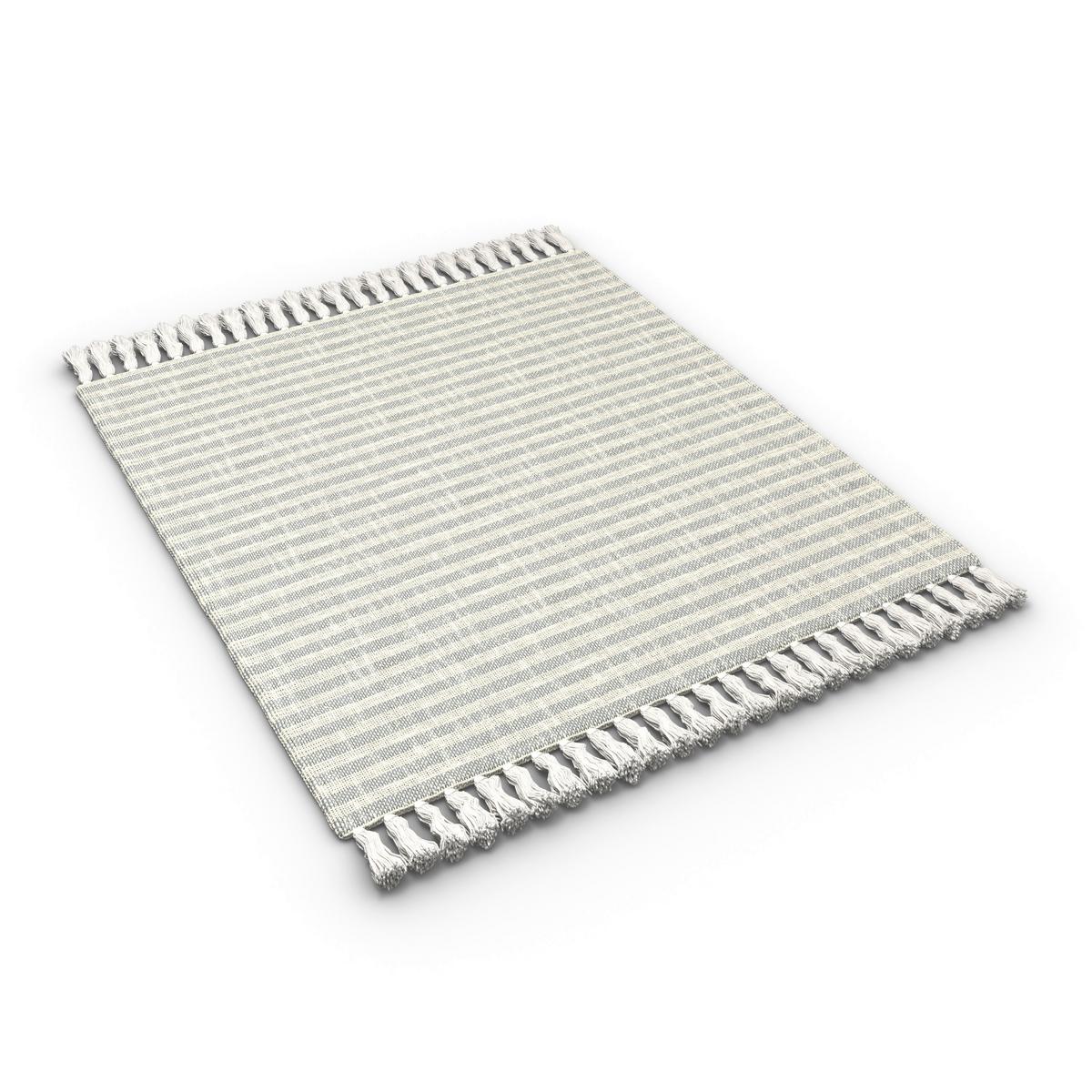 Decke Marion Grau ca. 130x170 cm - Grau, MODERN, Textil (130/170cm) - Bessagi Garden