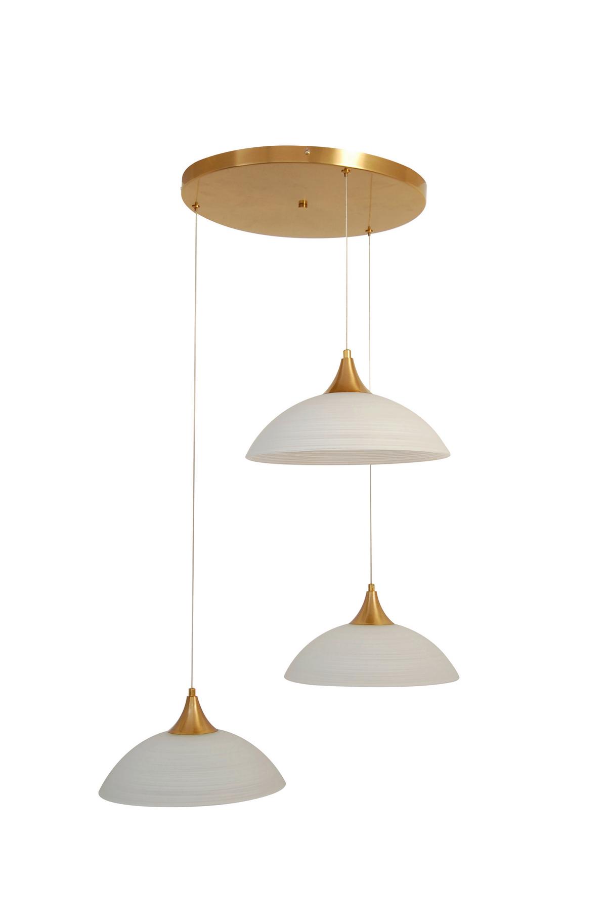 LAMPA WISZĄCA STINE - biały, Trend, metal/szkło (66/150cm) - Novel