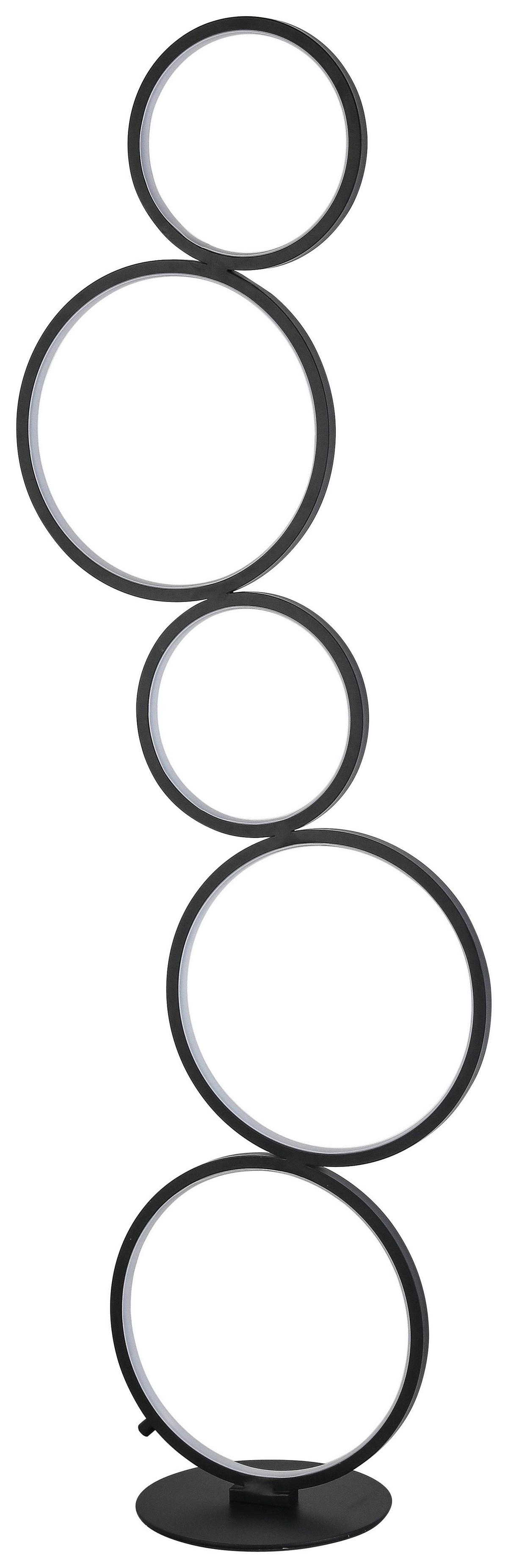 Lampadar cu LED Javier - negru, Modern, plastic/metal (36/115cm) - Mömax