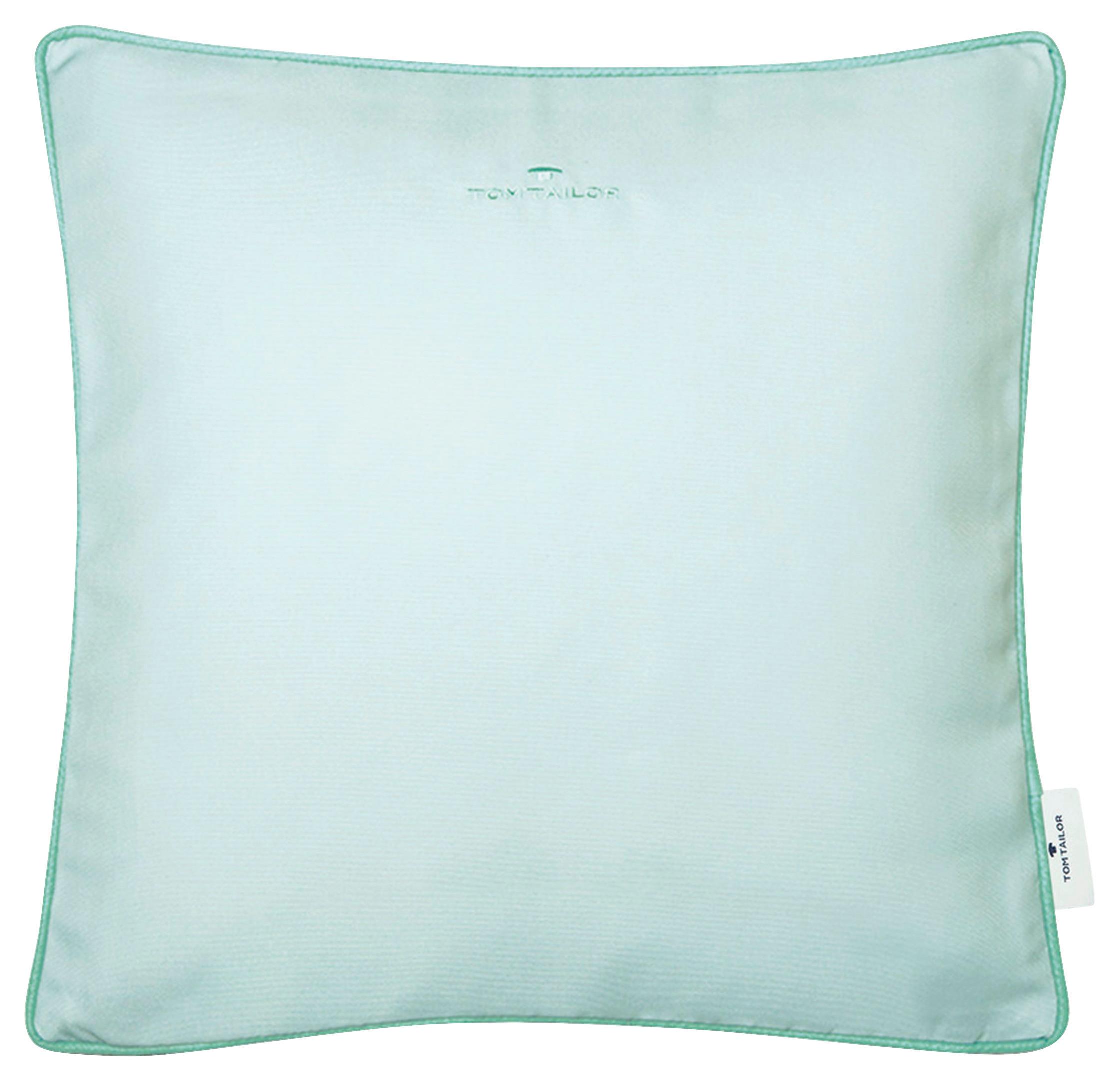 POSZEWKA NA PODUSZKĘ T-DOVESIGNATURE75350-090-40-40 - jadeitowa zieleń, Konventionell, tkanina (40/40cm) - Tom Tailor