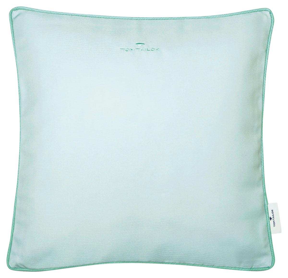 POSZEWKA NA PODUSZKĘ T-DOVESIGNATURE75350-090-40-40 - jadeitowa zieleń, Konventionell, tkanina (40/40cm) - Tom Tailor