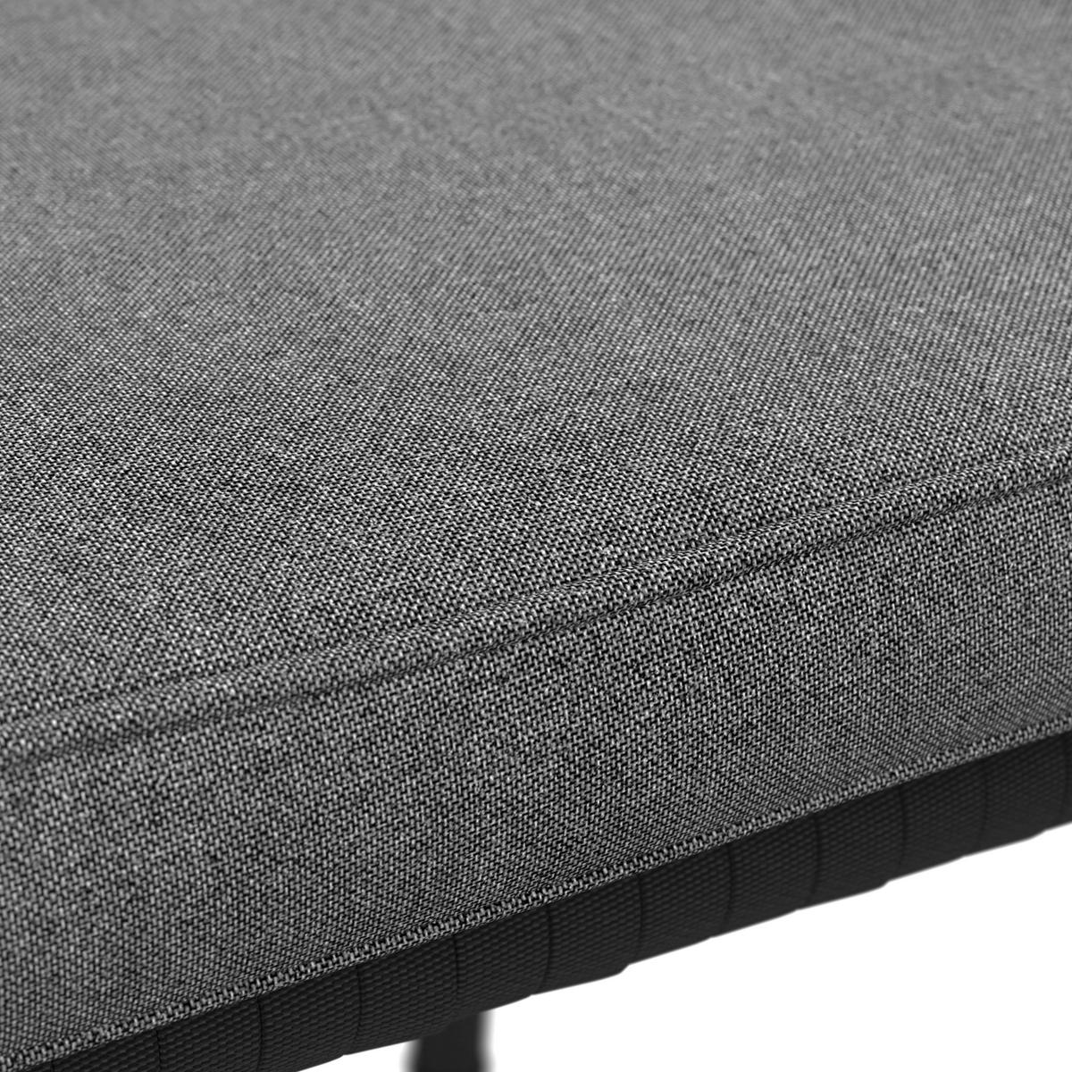 Set Vrtnih Stolov Leo, Siva, 2-Delno - temno siva/antracit, Moderno, kovina (59/78/61cm) - Bessagi Garden