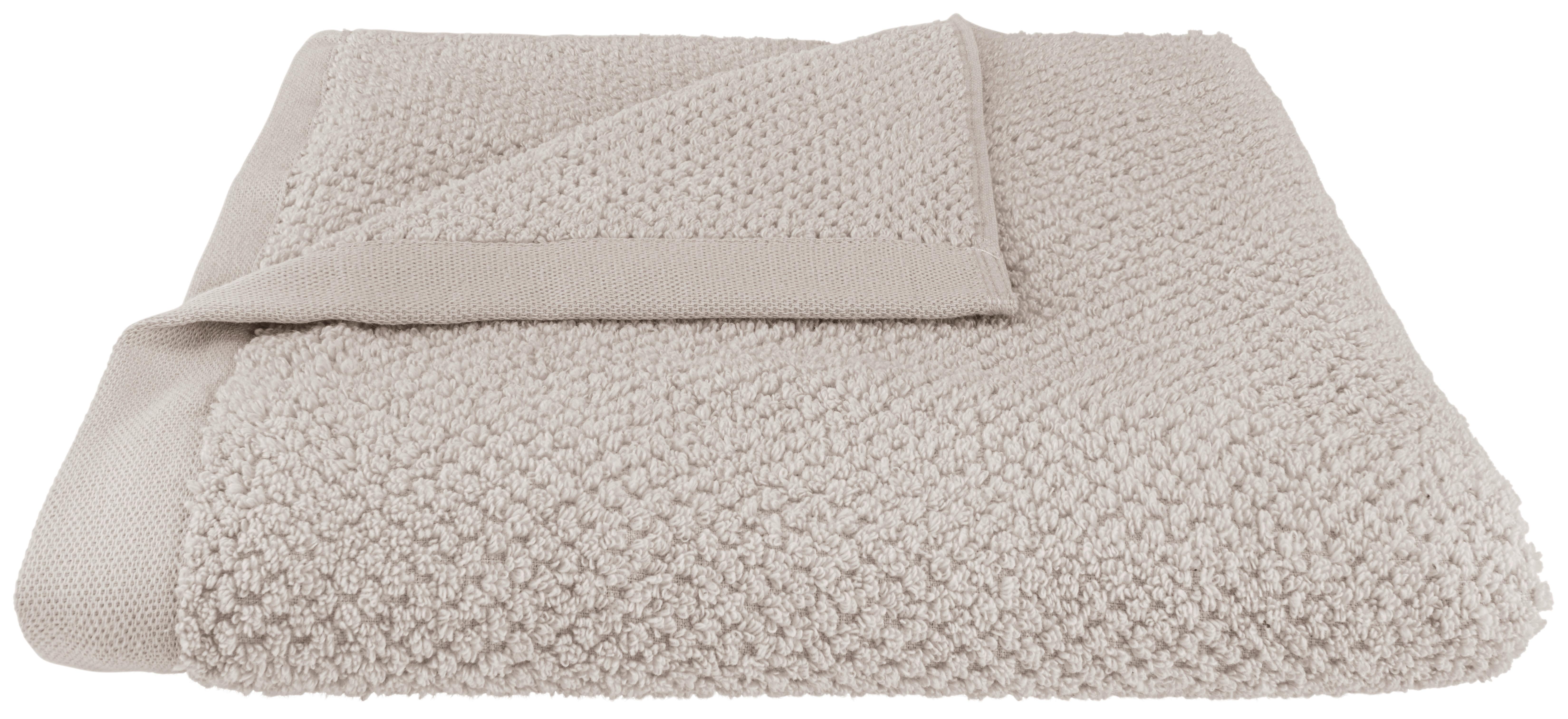 Duschtuch Luise in Silberfarben ca. 70x140cm - Silberfarben, KONVENTIONELL, Textil (70/140cm) - Modern Living