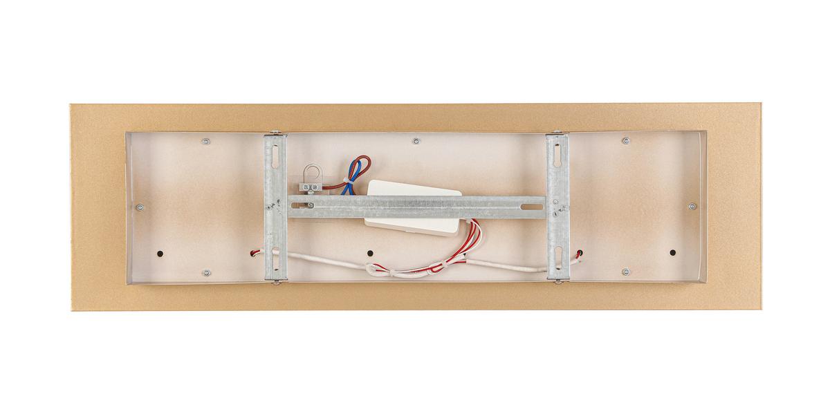 Plafonieră cu LED Emilore - cappuccino/negru, Modern, plastic/metal (60/18/5,1cm) - Mömax