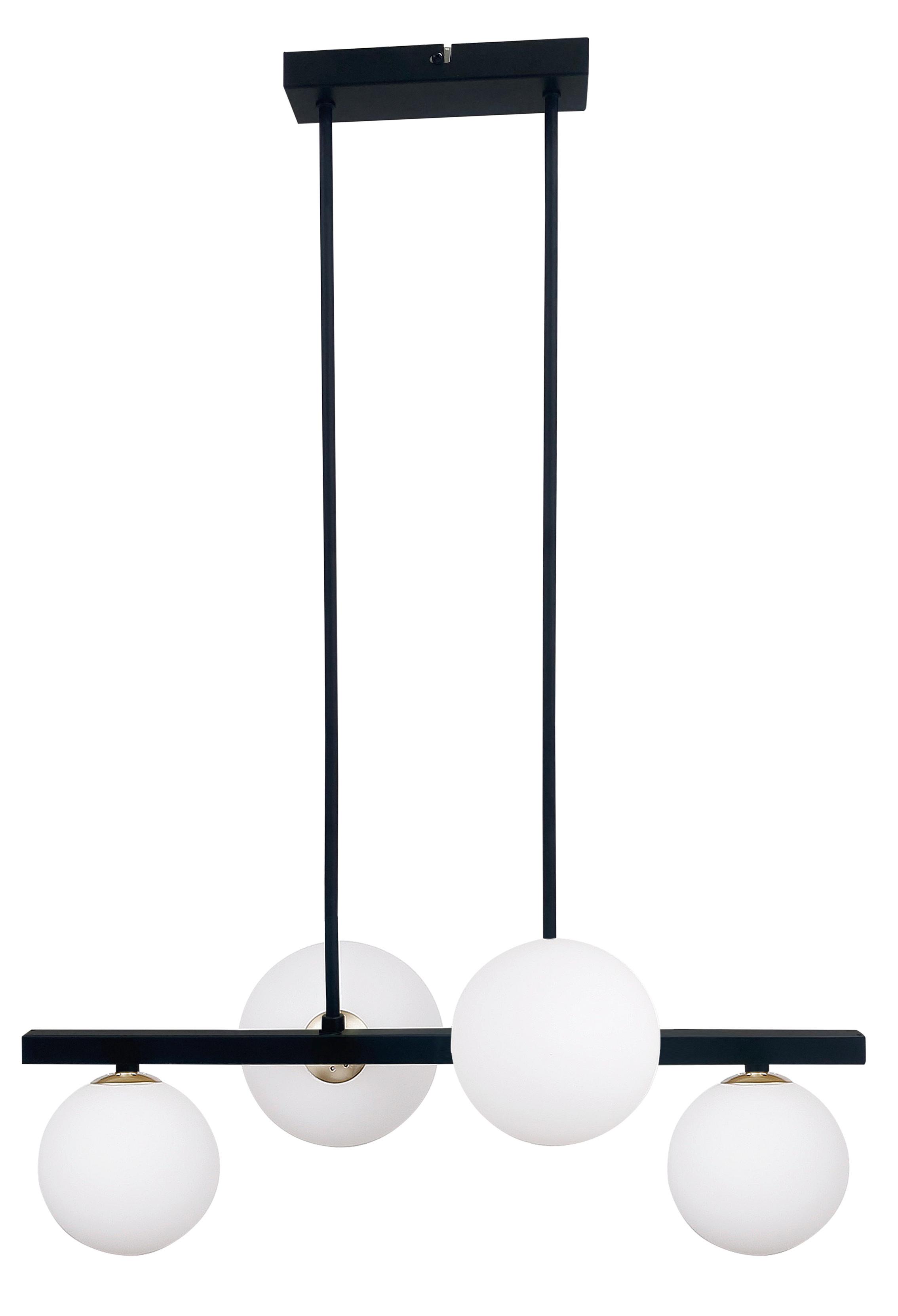 Svjetiljka Viseća 34-01214 Kama - bijela/zlatne boje, Design, metal (59/35/83cm)
