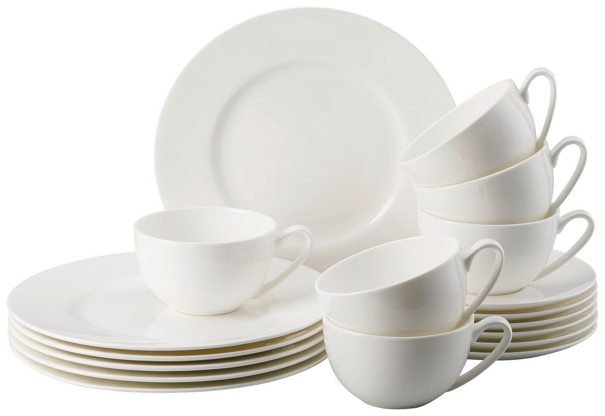 SERWIS KAWOWY 61040-800001-28429 ROSENTHAL - biały, Basics, ceramika - Rosenthal